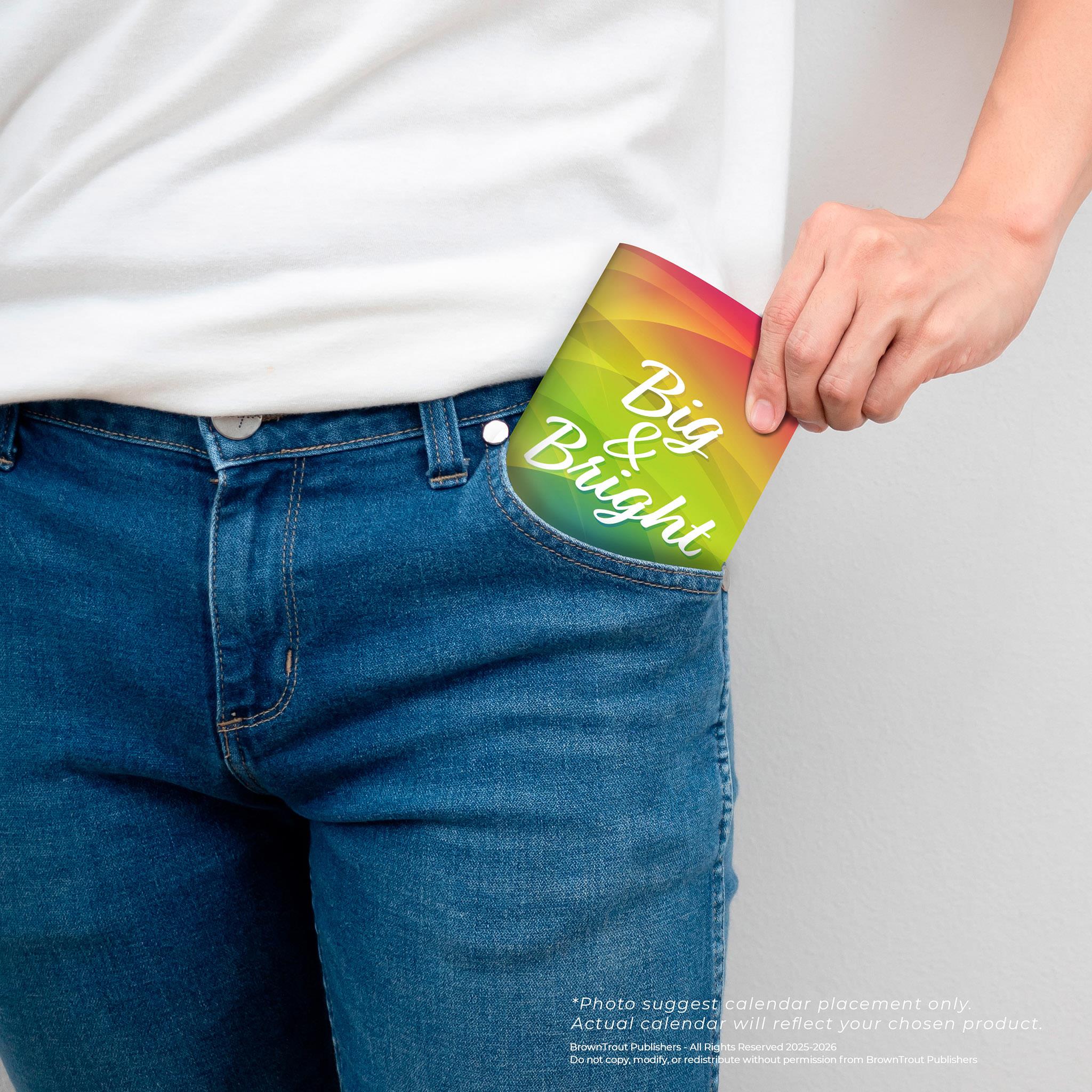 Agenda de poche 2026 (2 ans), grand format et lumineux - Disponible uniquement en ligne