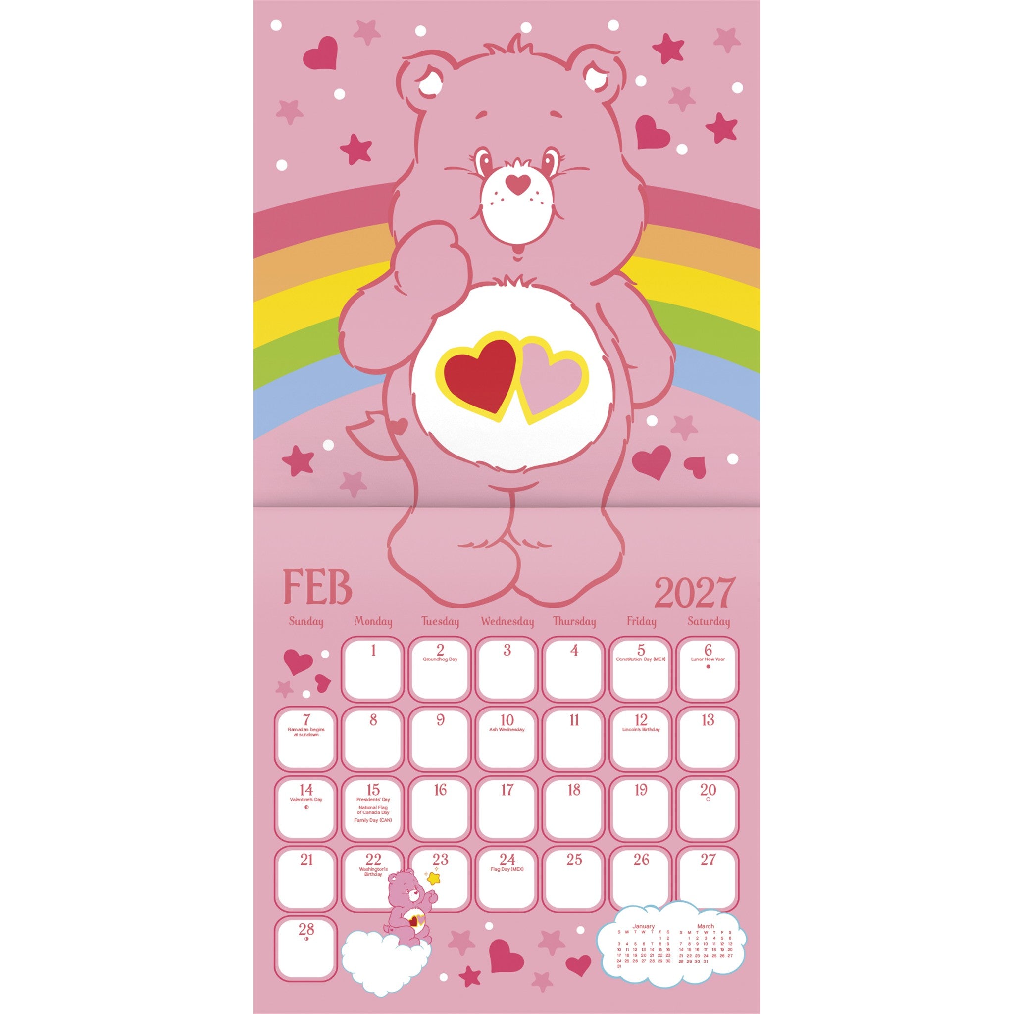 Care Bears 2027 Wall Calendar - Online Only