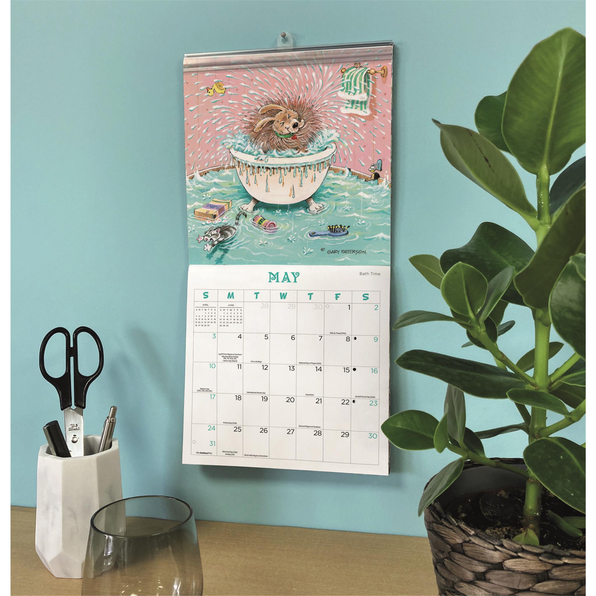 Calendrier magnétique miniature Gary Patterson Dogs 2026