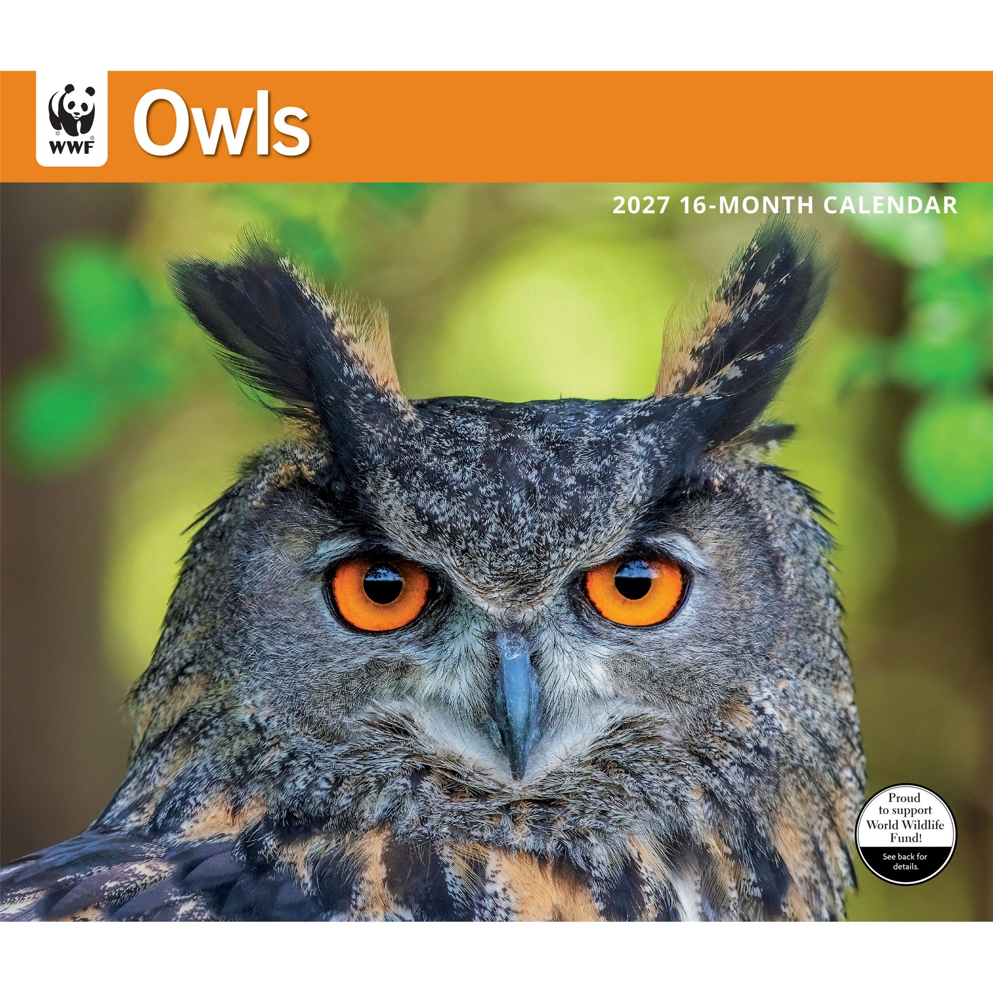 Calendrier mural 2027 Les hiboux du WWF