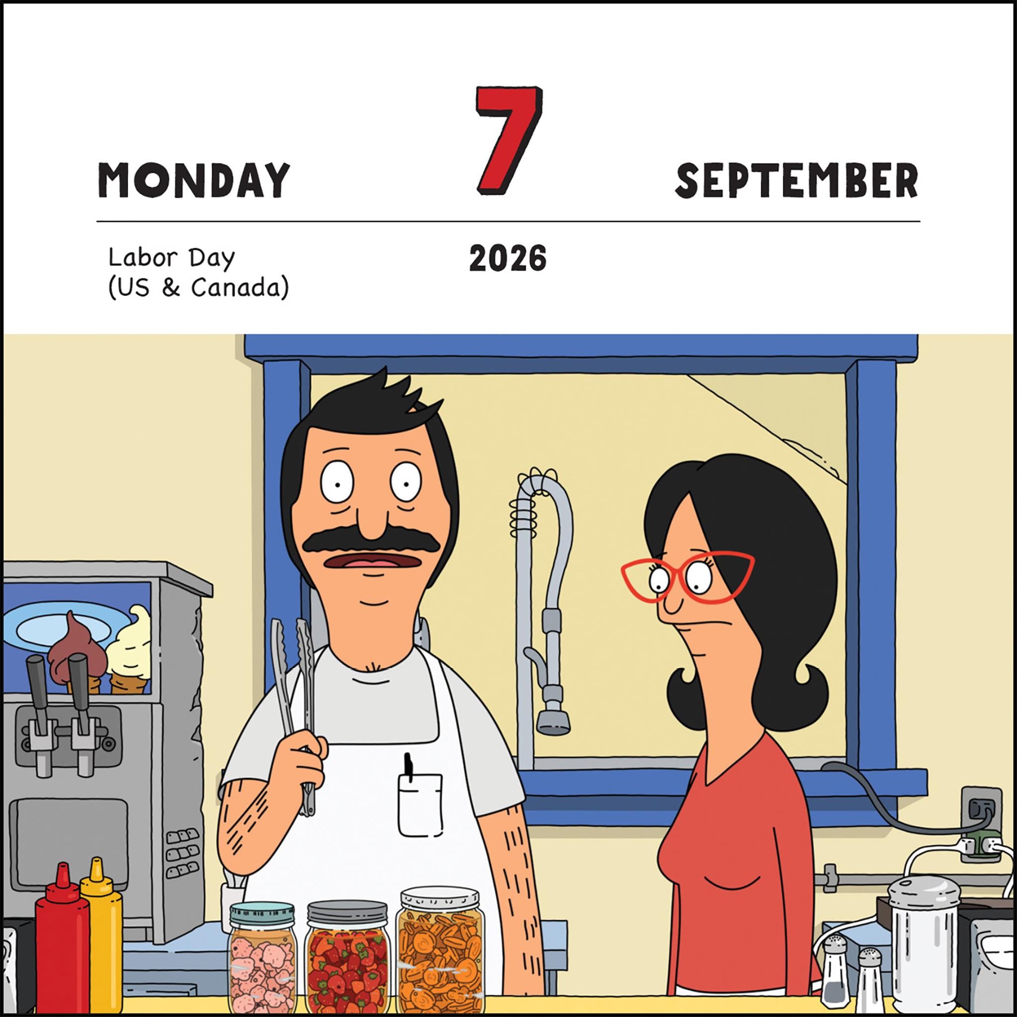 Bob's Burgers 2026 Box Calendar