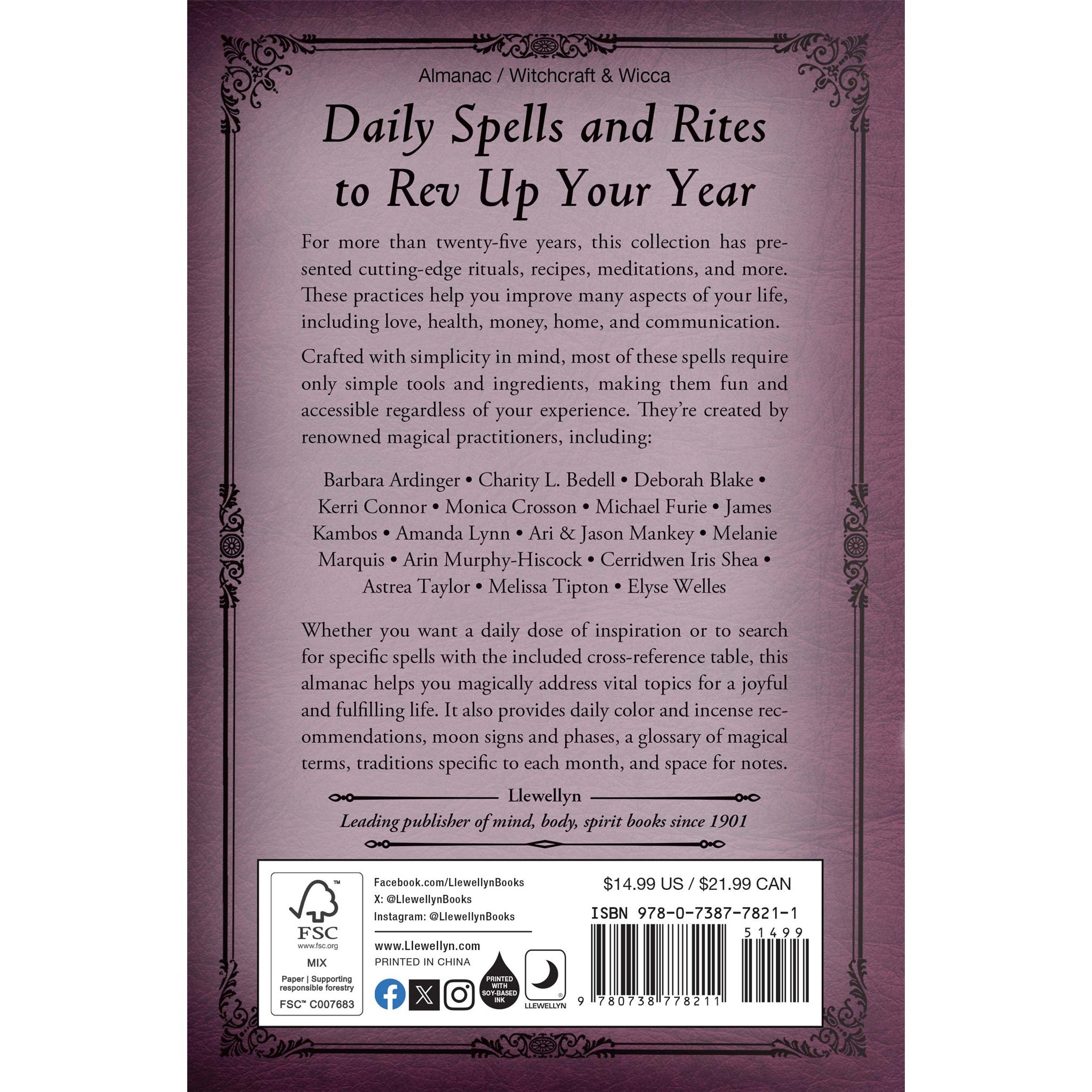 Witches' Spell-A-Day Almanac 2027 Engagement Calendar