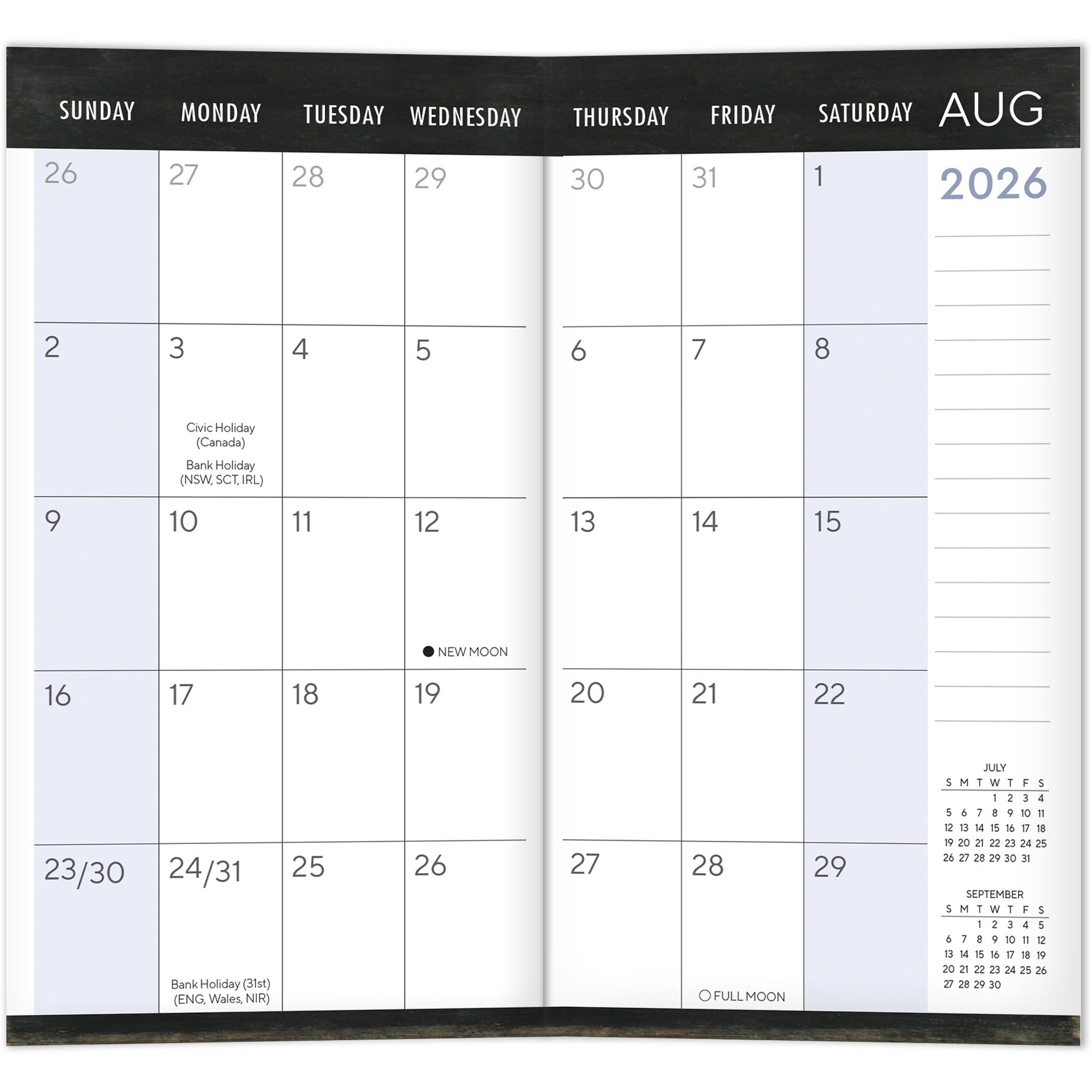 Mots à vivre 2027-2028 Agenda de poche sur 2 ans