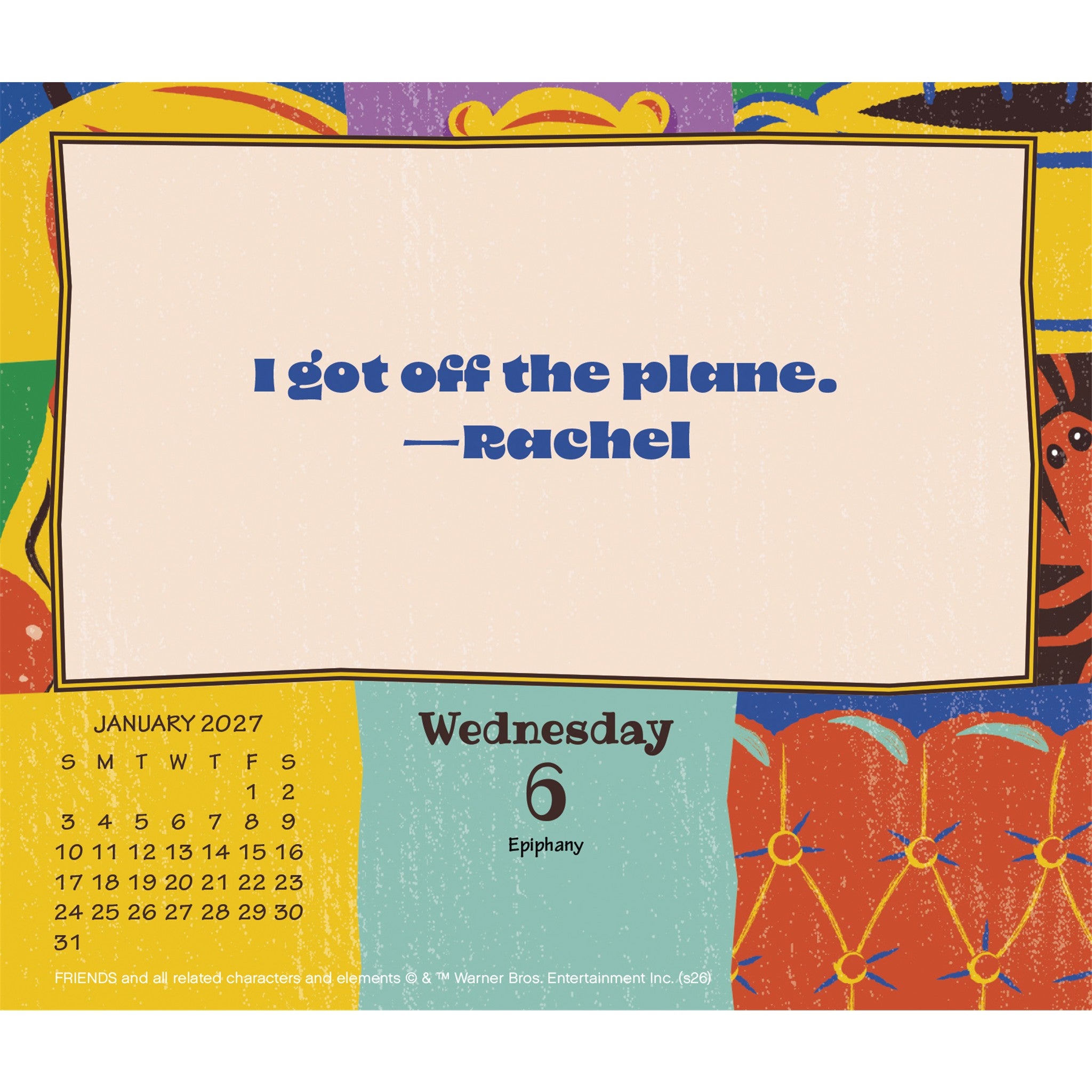 Calendrier de bureau Friends 2027