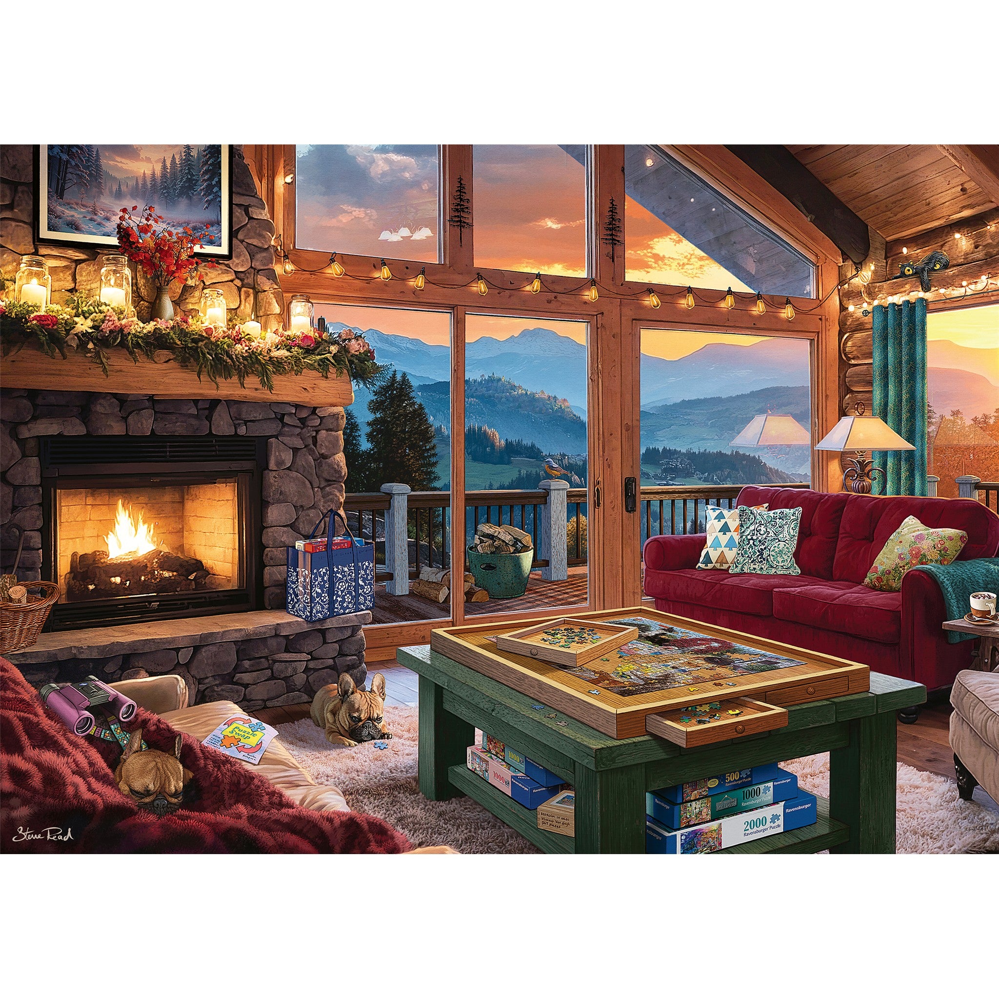 Mountainside Puzzling 1000 Piece Puzzle