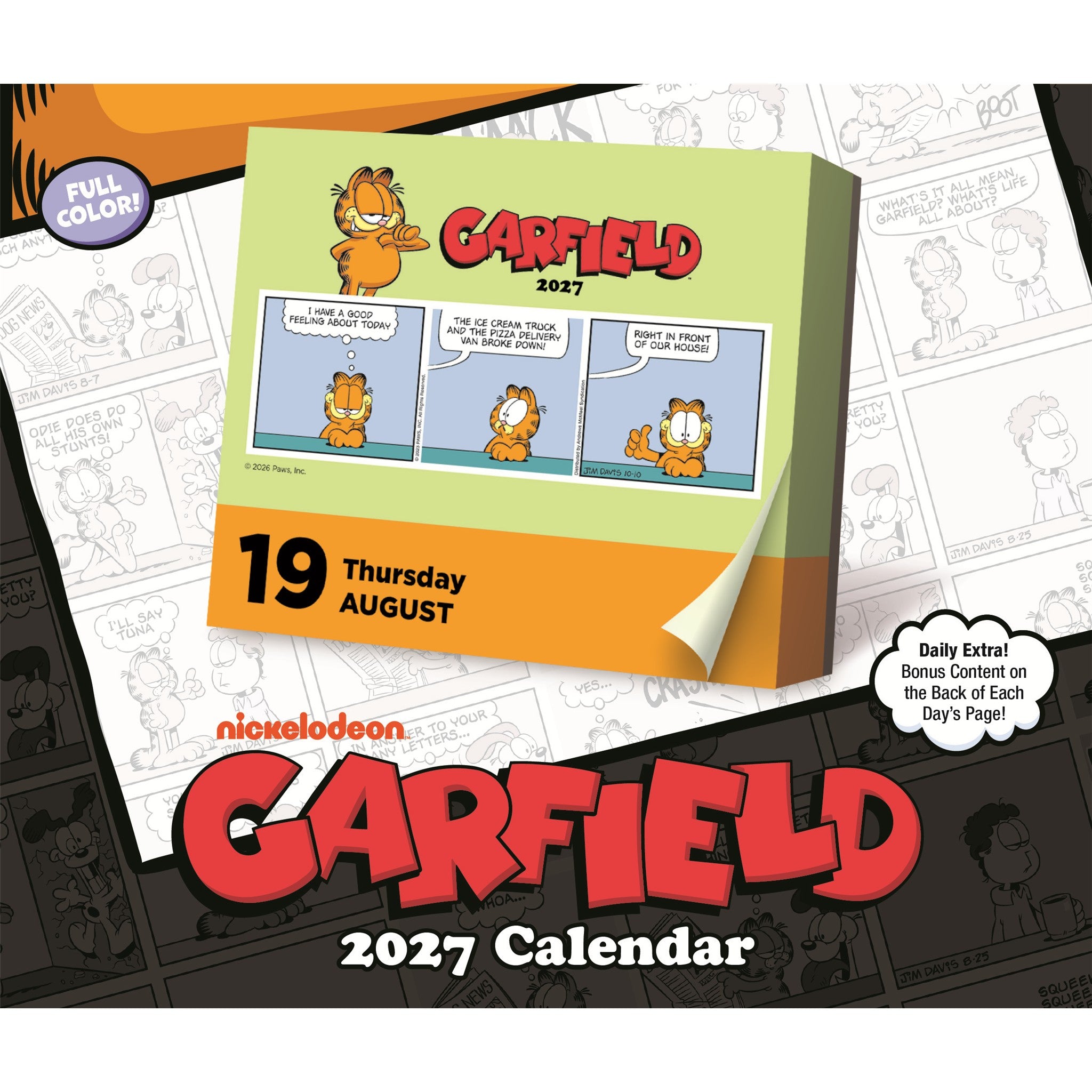 Garfield 2027 Box Calendar