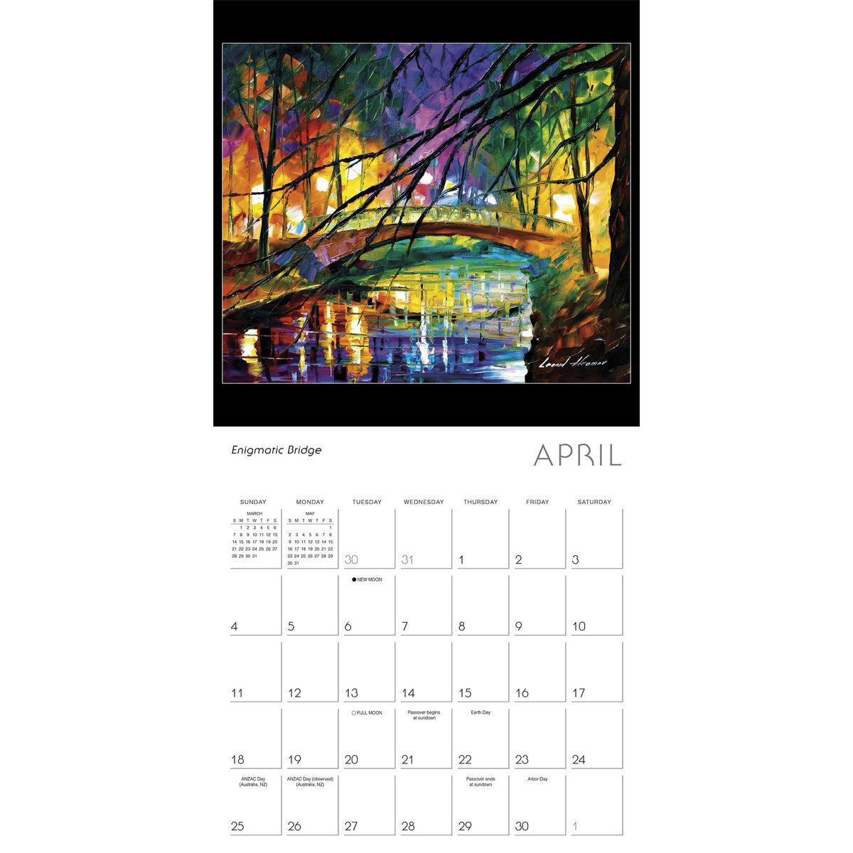 Calendrier mural 2027 Impressions de lumière - En ligne seulement