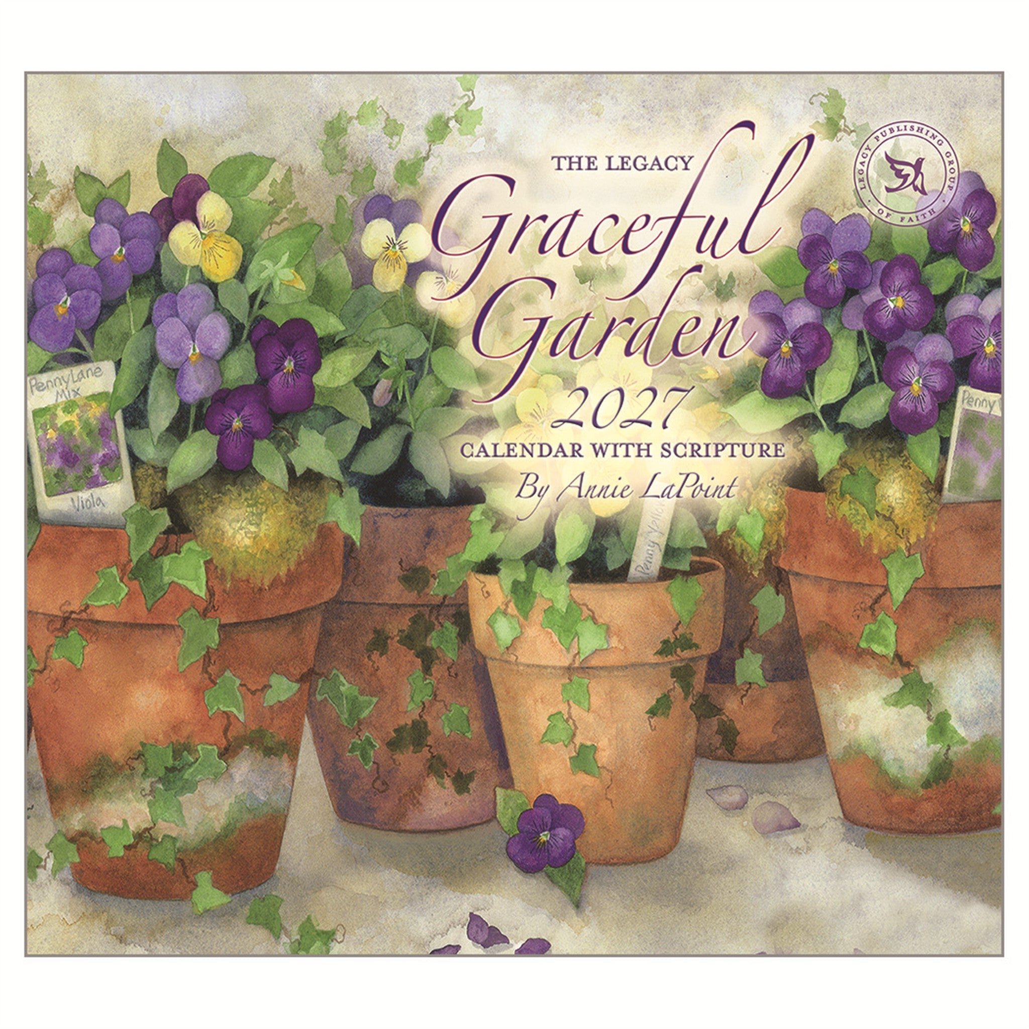 Calendrier mural 2027 Jardin gracieux