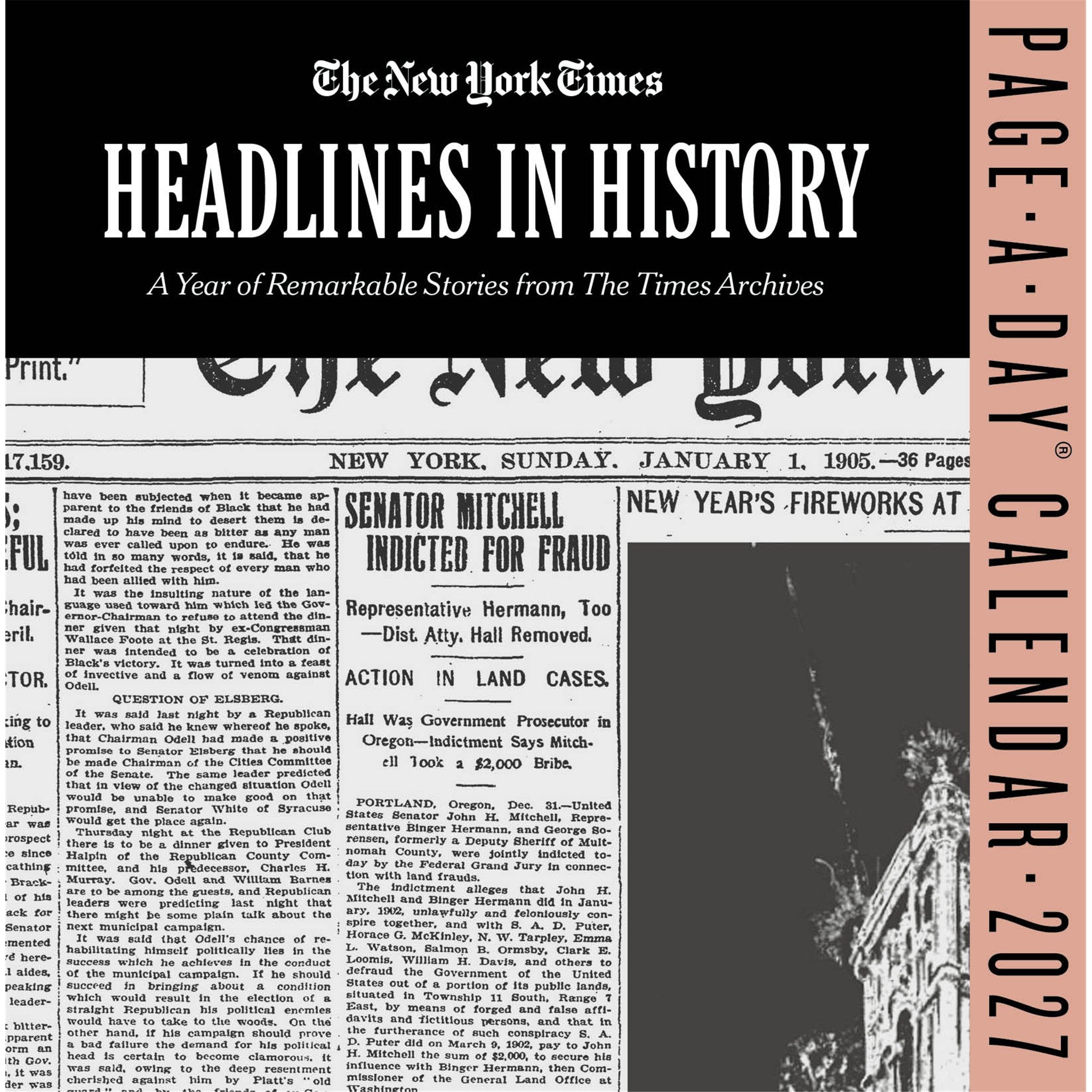 The New York Times Headlines in History 2027 Box Calendar - Online Only