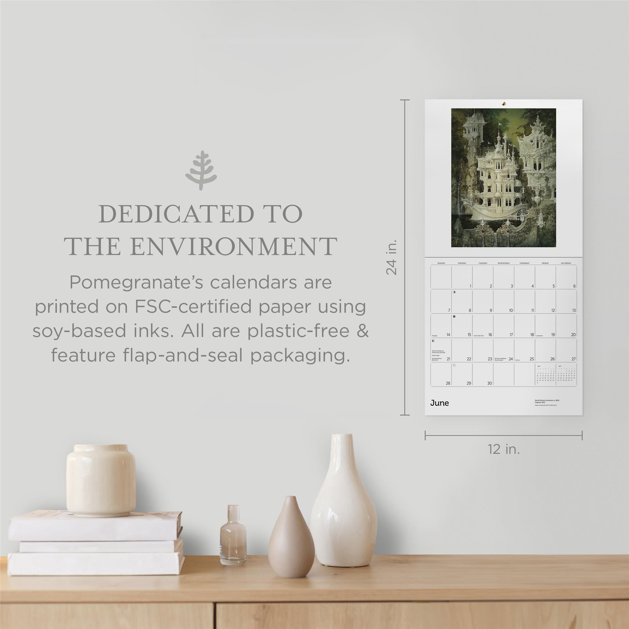 Calendrier mural 2026 de Daniel Merriam – Disponible uniquement en ligne