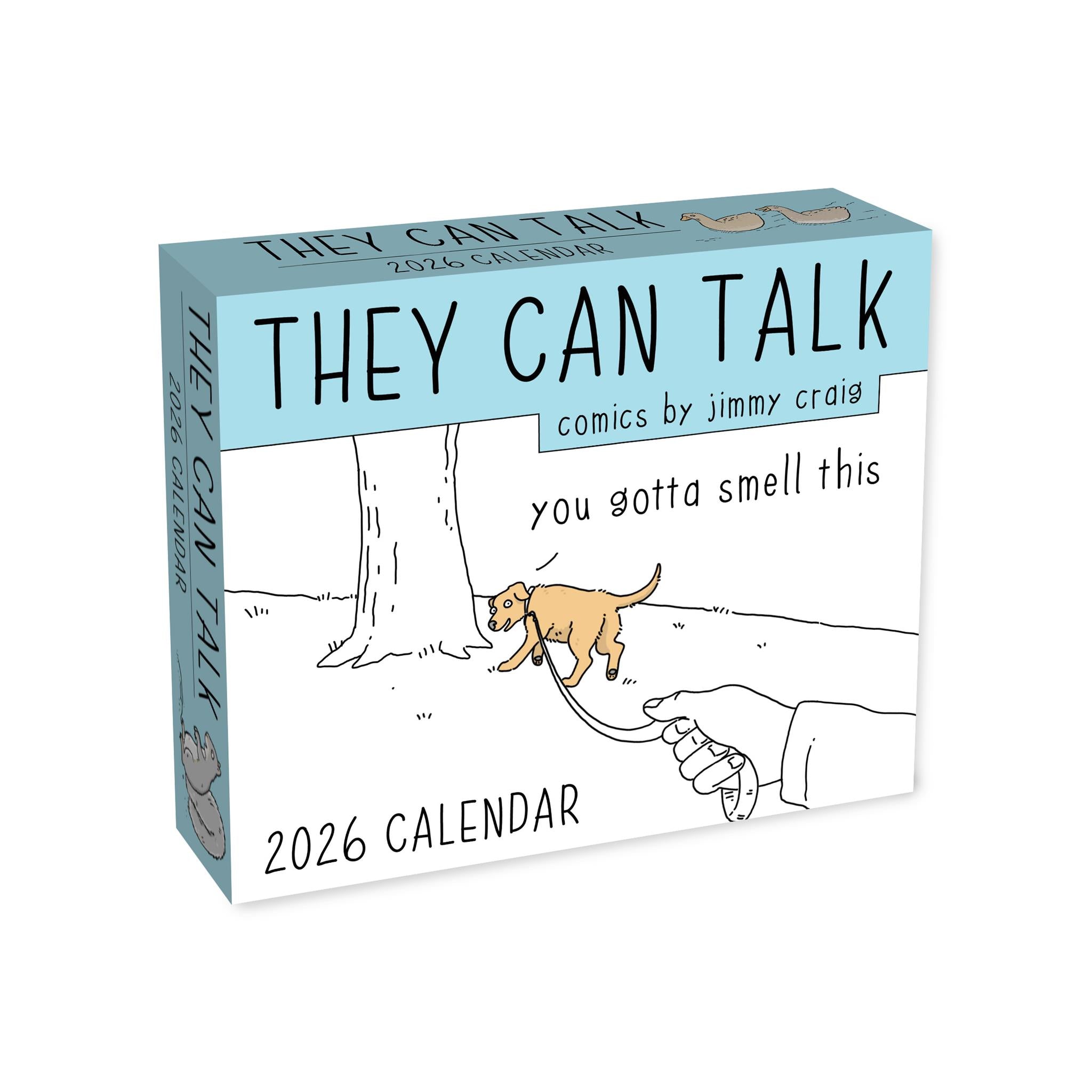 Calendrier de la boîte They Can Talk Comics 2026