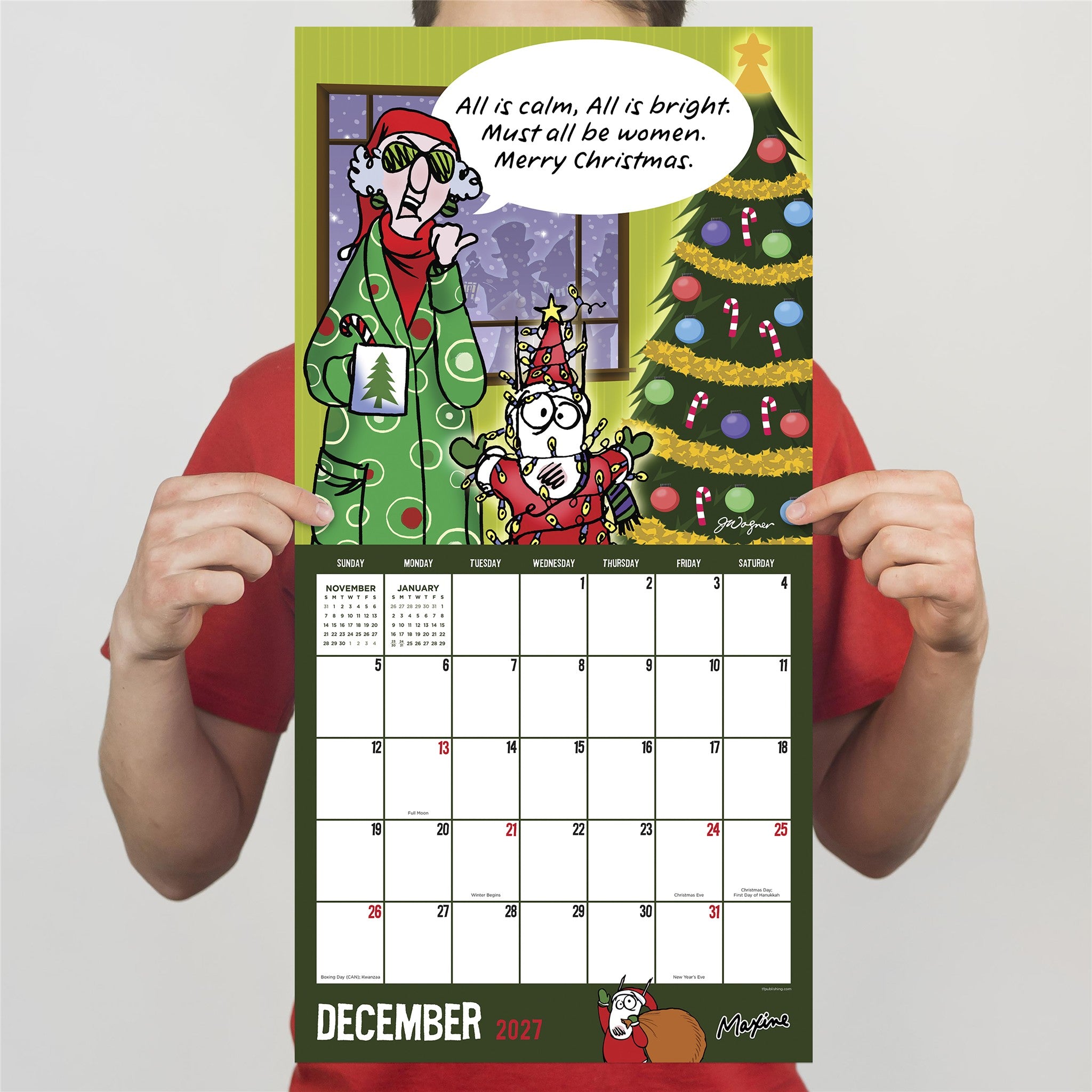 Maxine 2027 Wall Calendar