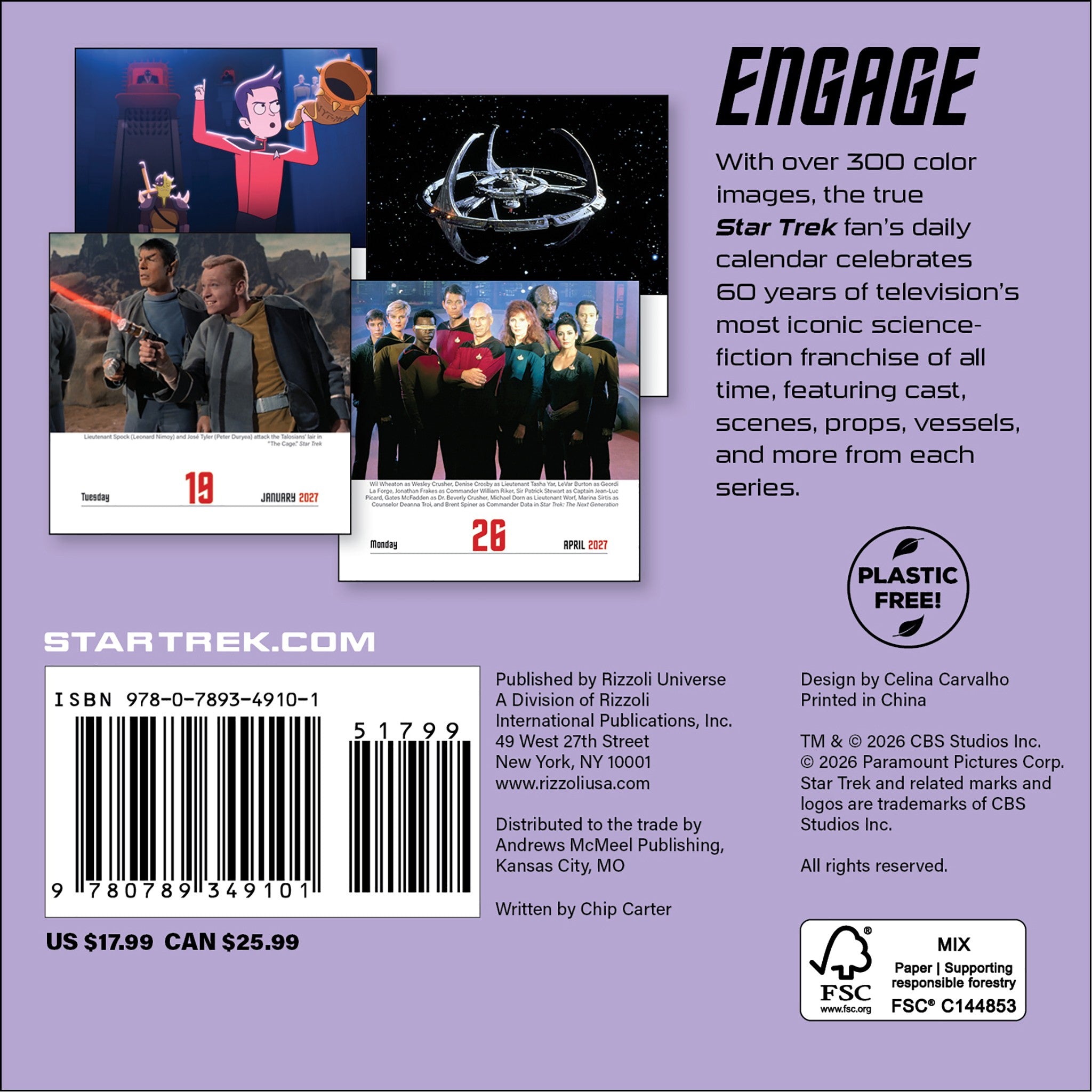 Calendrier en boîte Star Trek Daily 2027