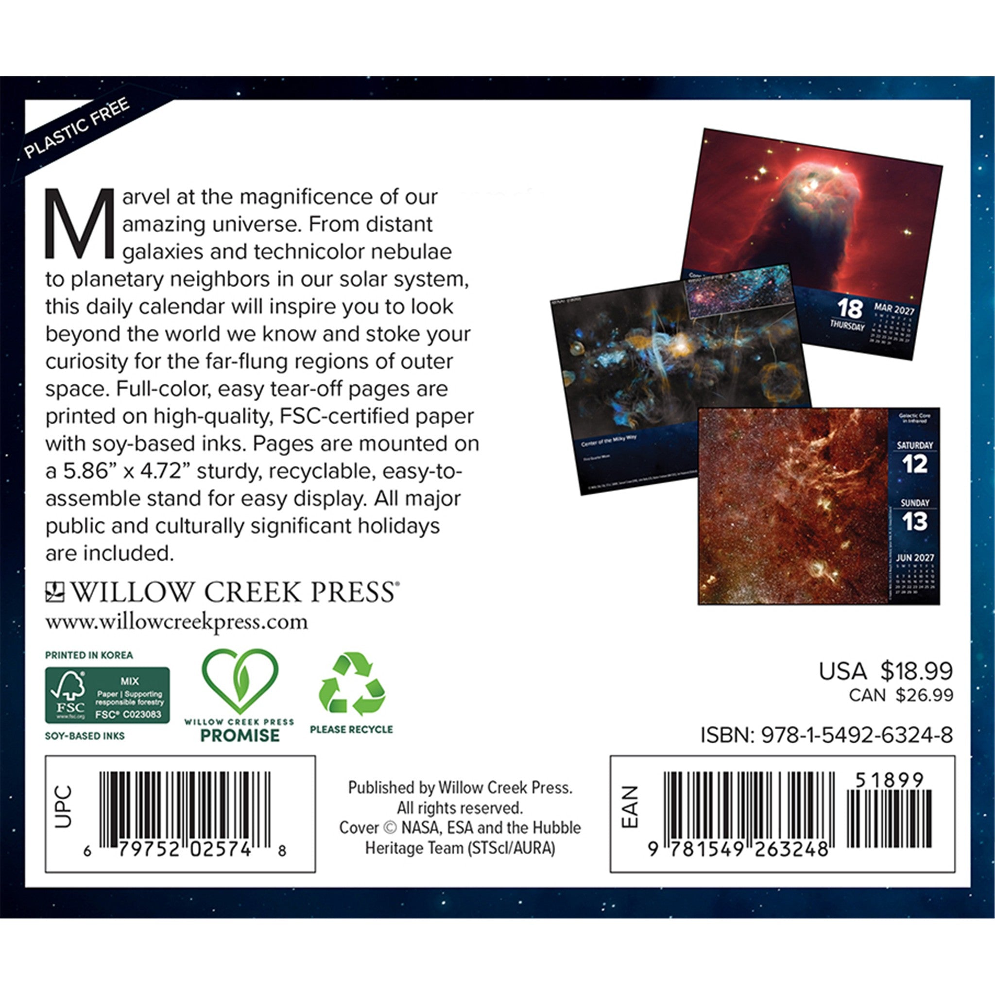 Astronomy 2027 Box Calendar