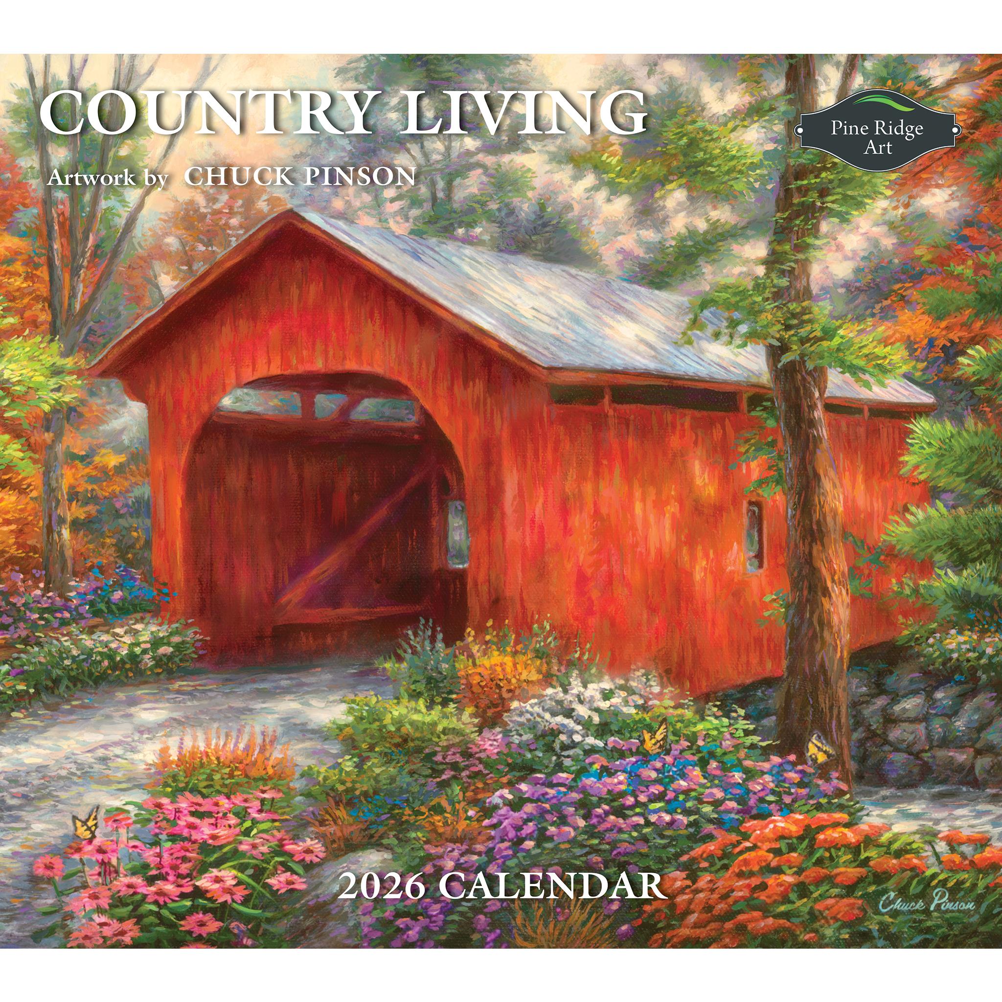 Calendrier mural Country Living 2026 - Disponible uniquement en ligne