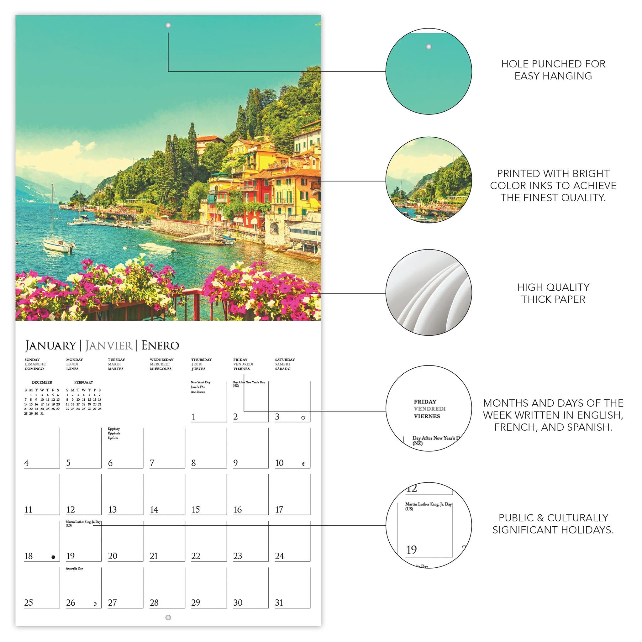 Italia 2026 Mini Calendar