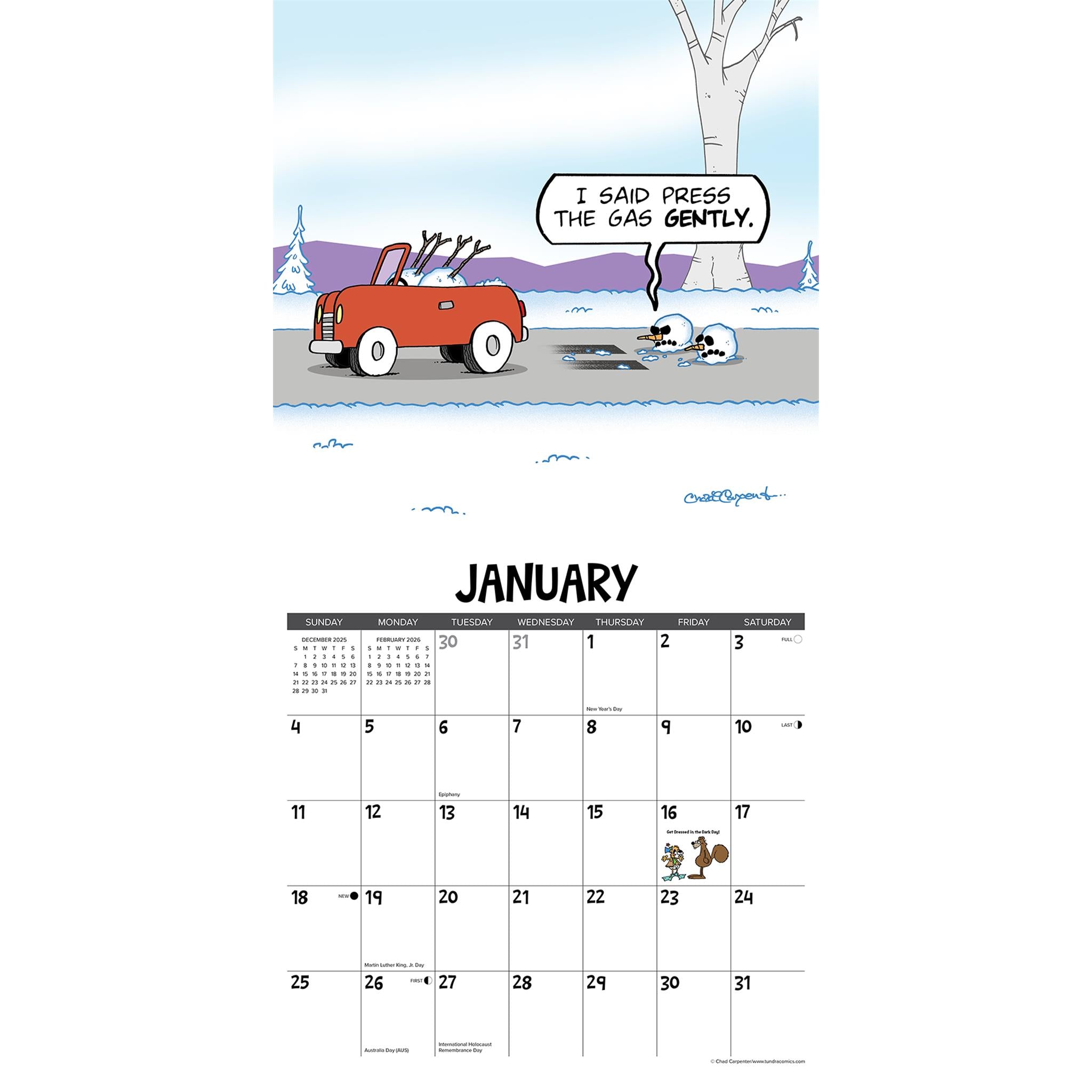 Tundra 2026 Wall Calendar - Online Only