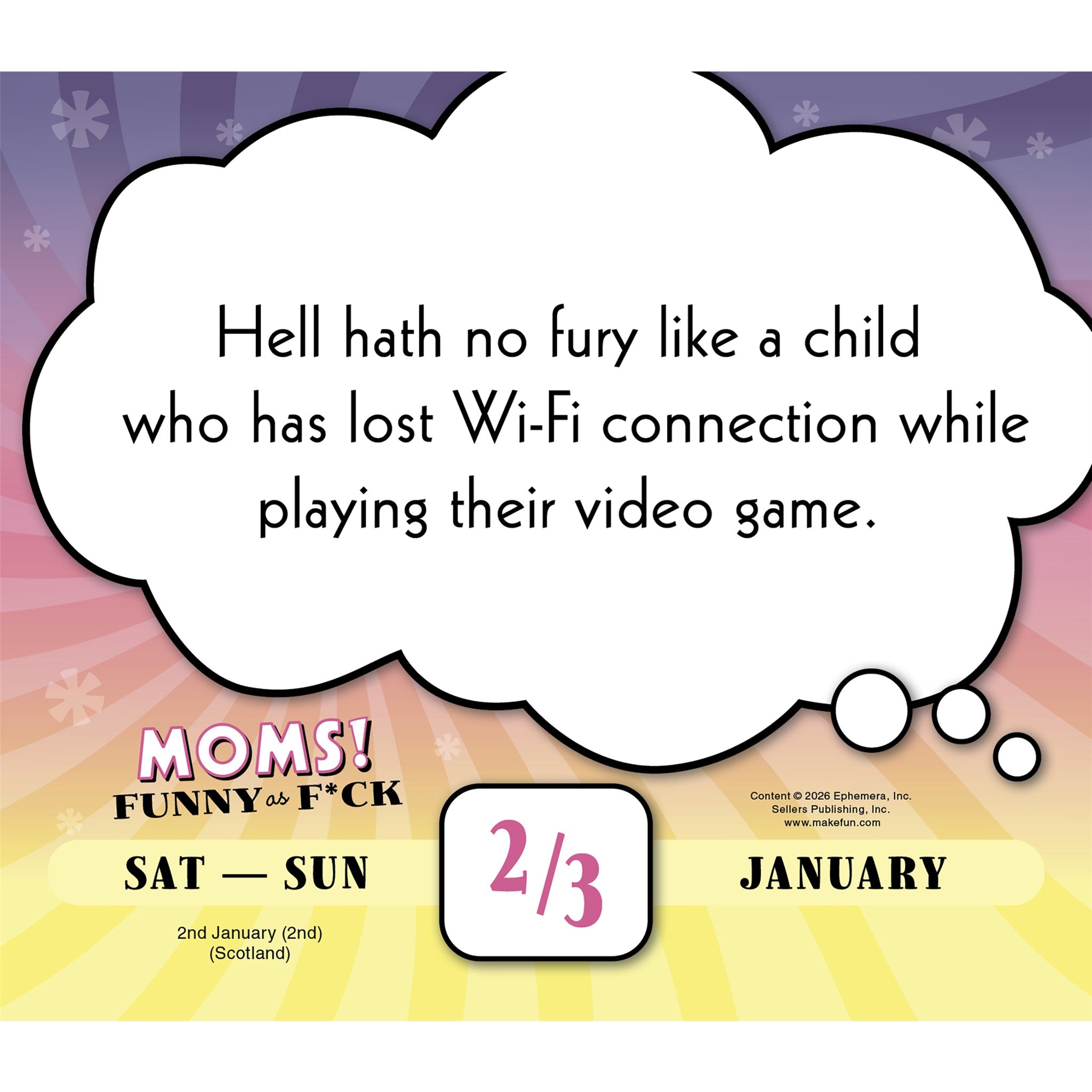 Moms! Funny as F*ck 2027 Box Calendar