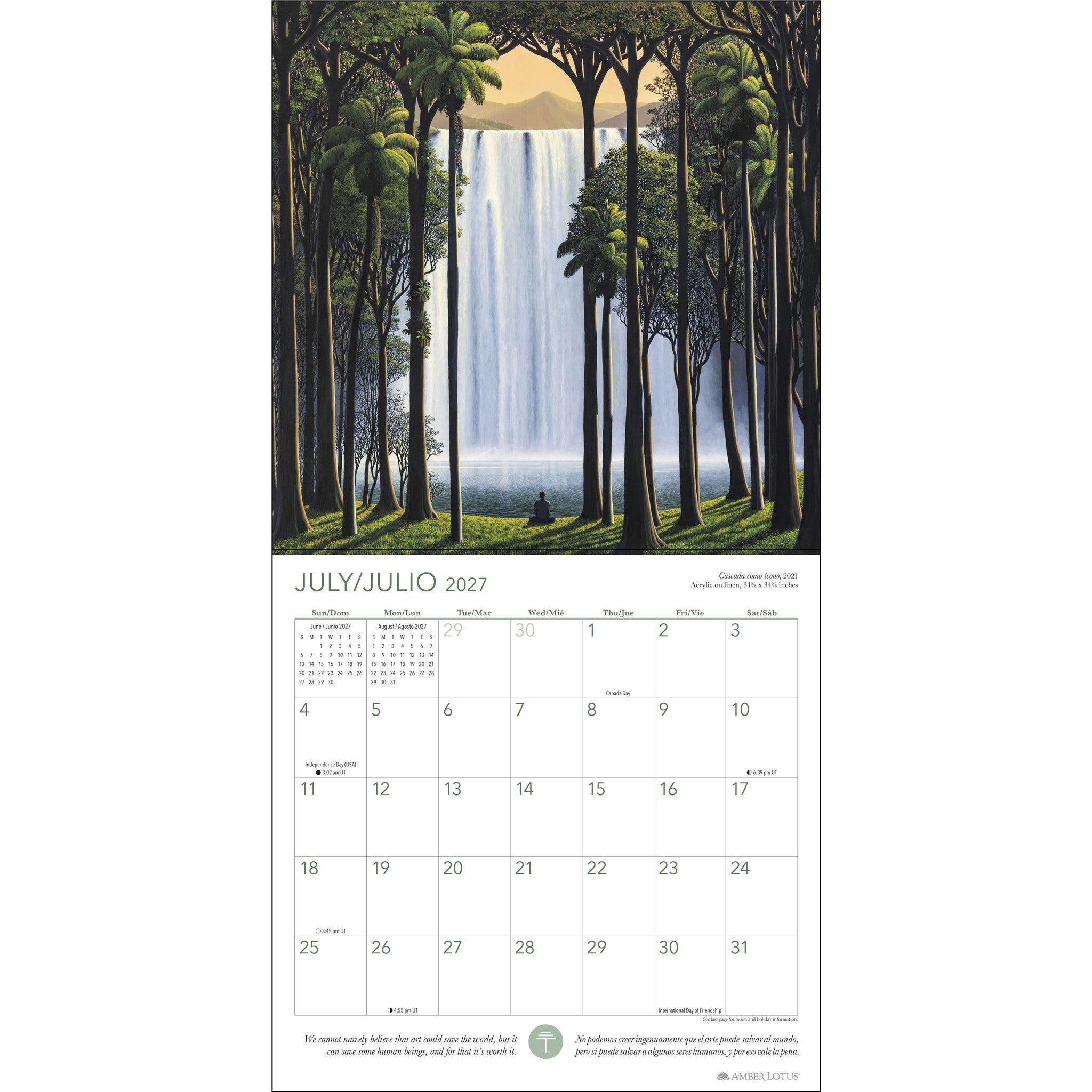 Calendrier Mural Méditations en Forêt 2027