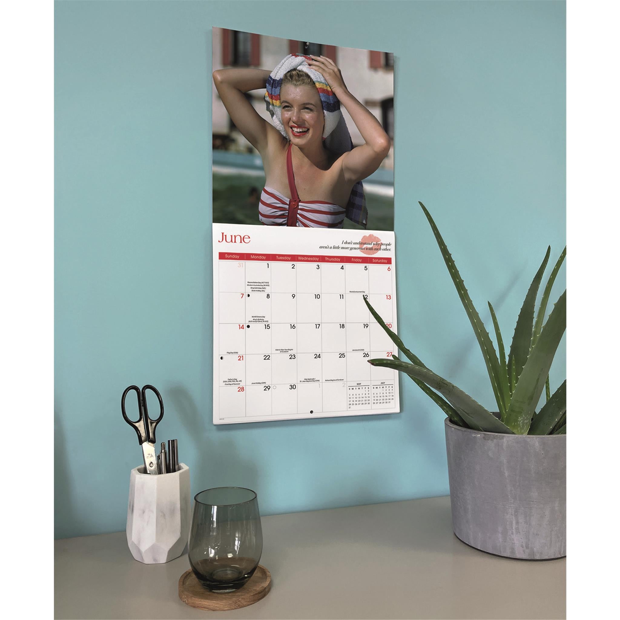 Marilyn Monroe 2026 Wall Calendar