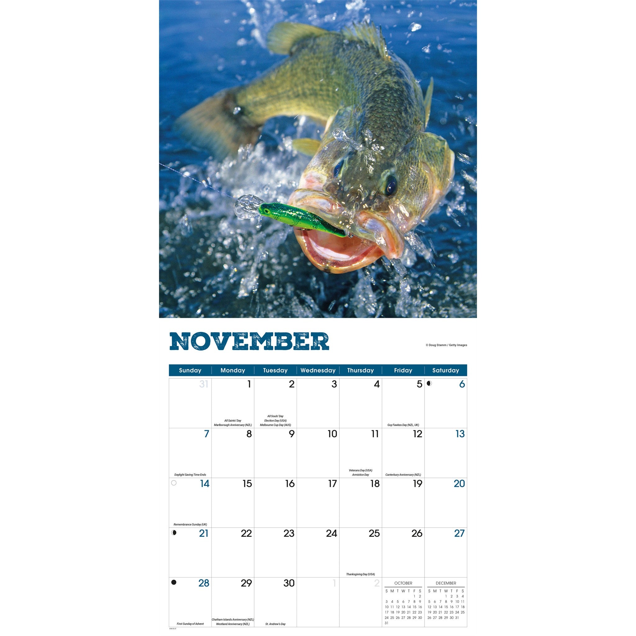 Calendrier mural Basse 2027