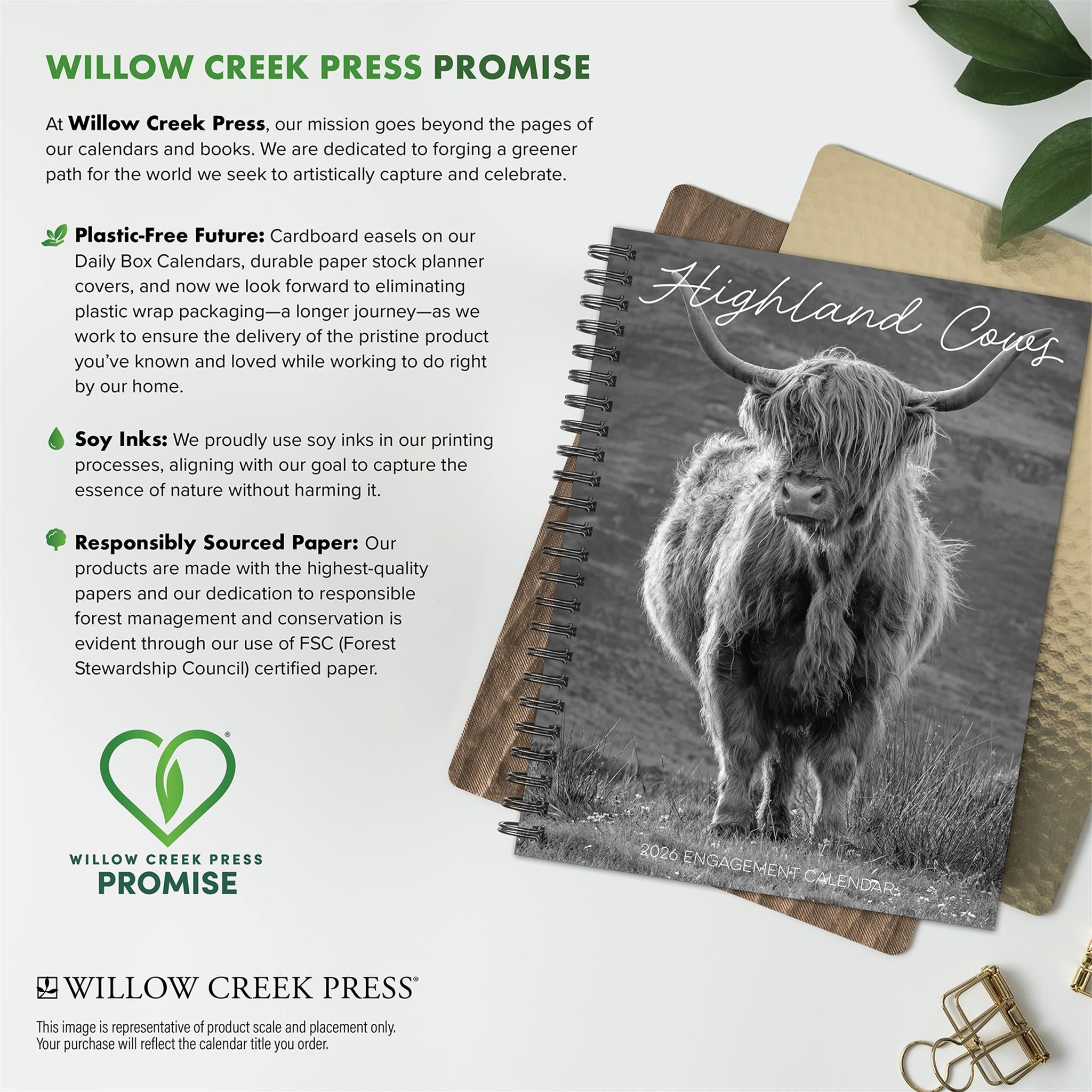 Highland Cows 2026 Engagement Calendar