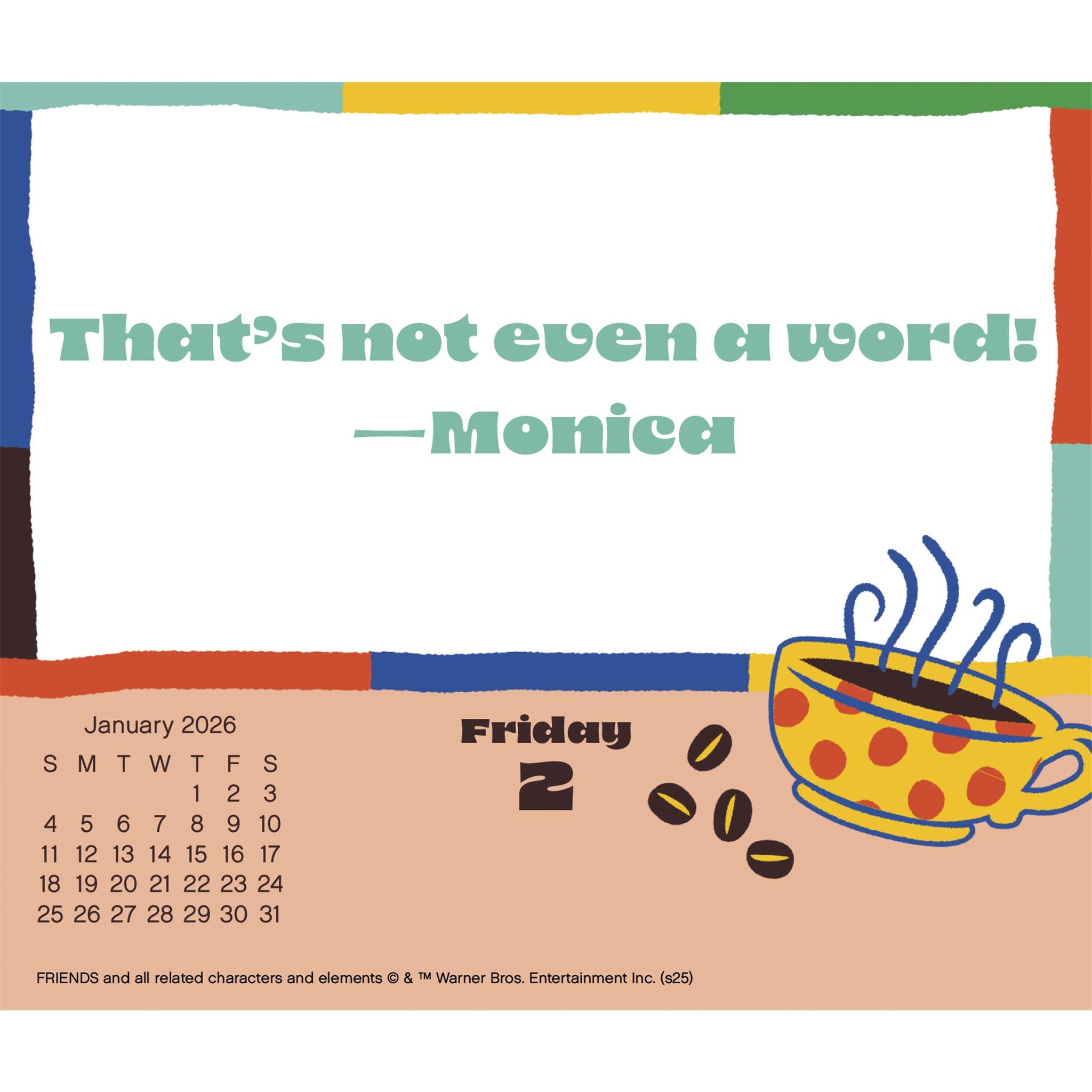 Friends 2026 Box Calendar