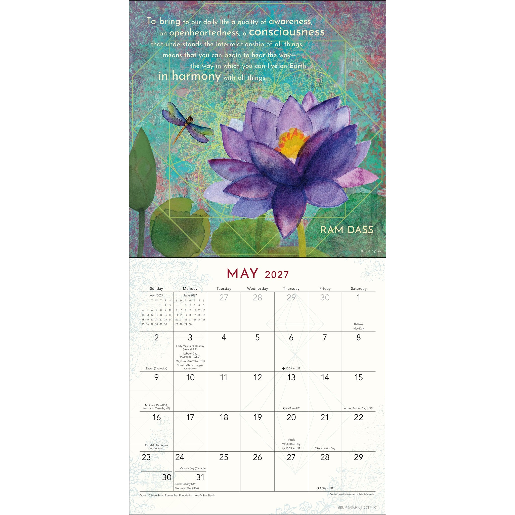 Be Here Now 2027 Wall Calendar - Online Only
