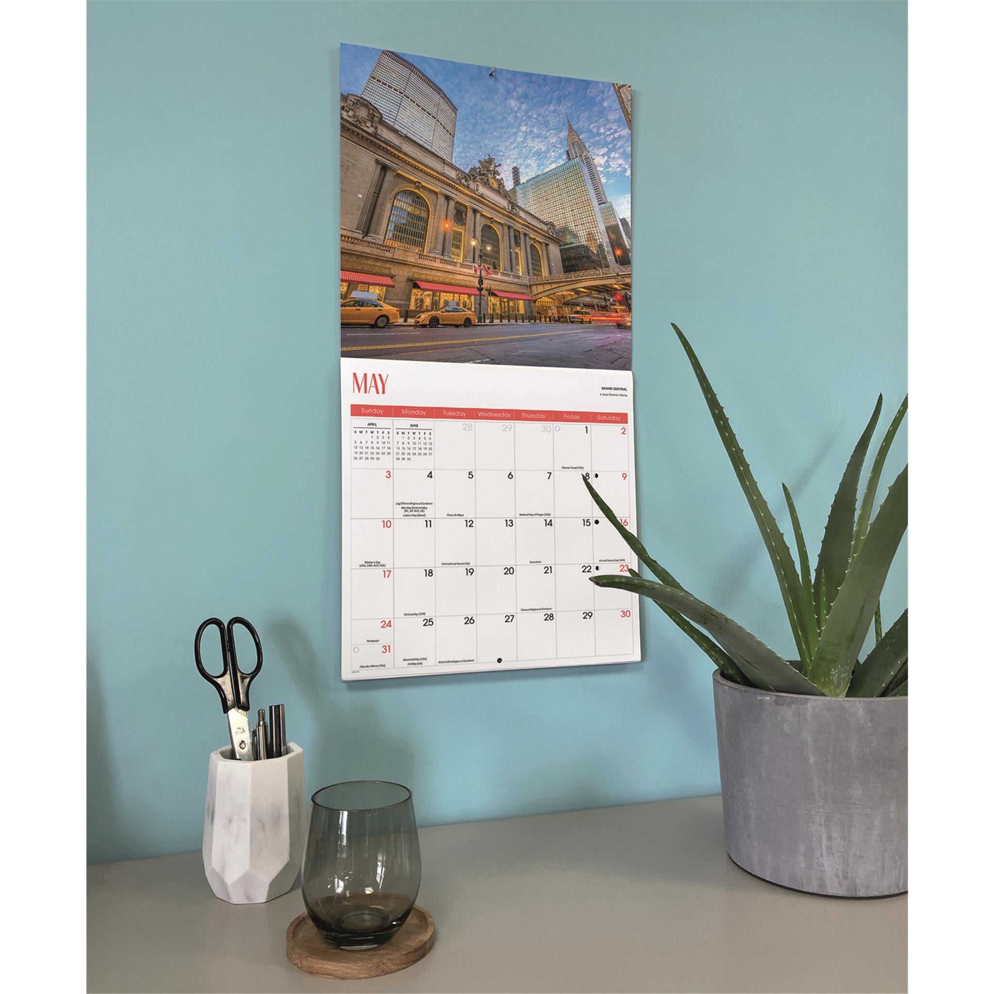 New York 2026 Wall Calendar