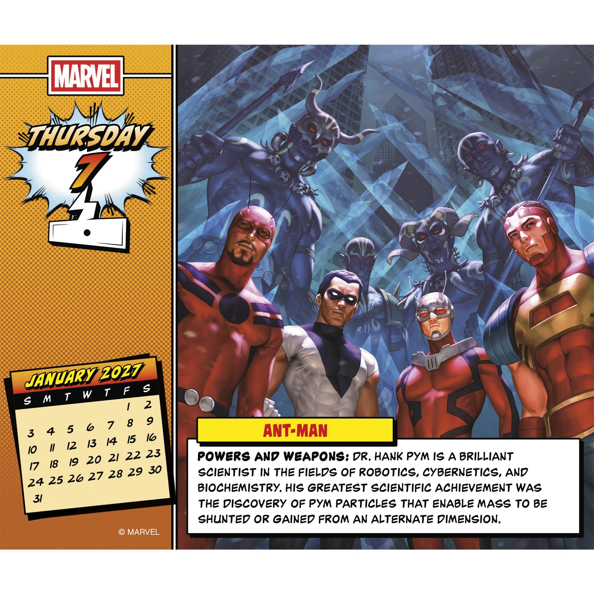 History of Marvel 2027 Box Calendar