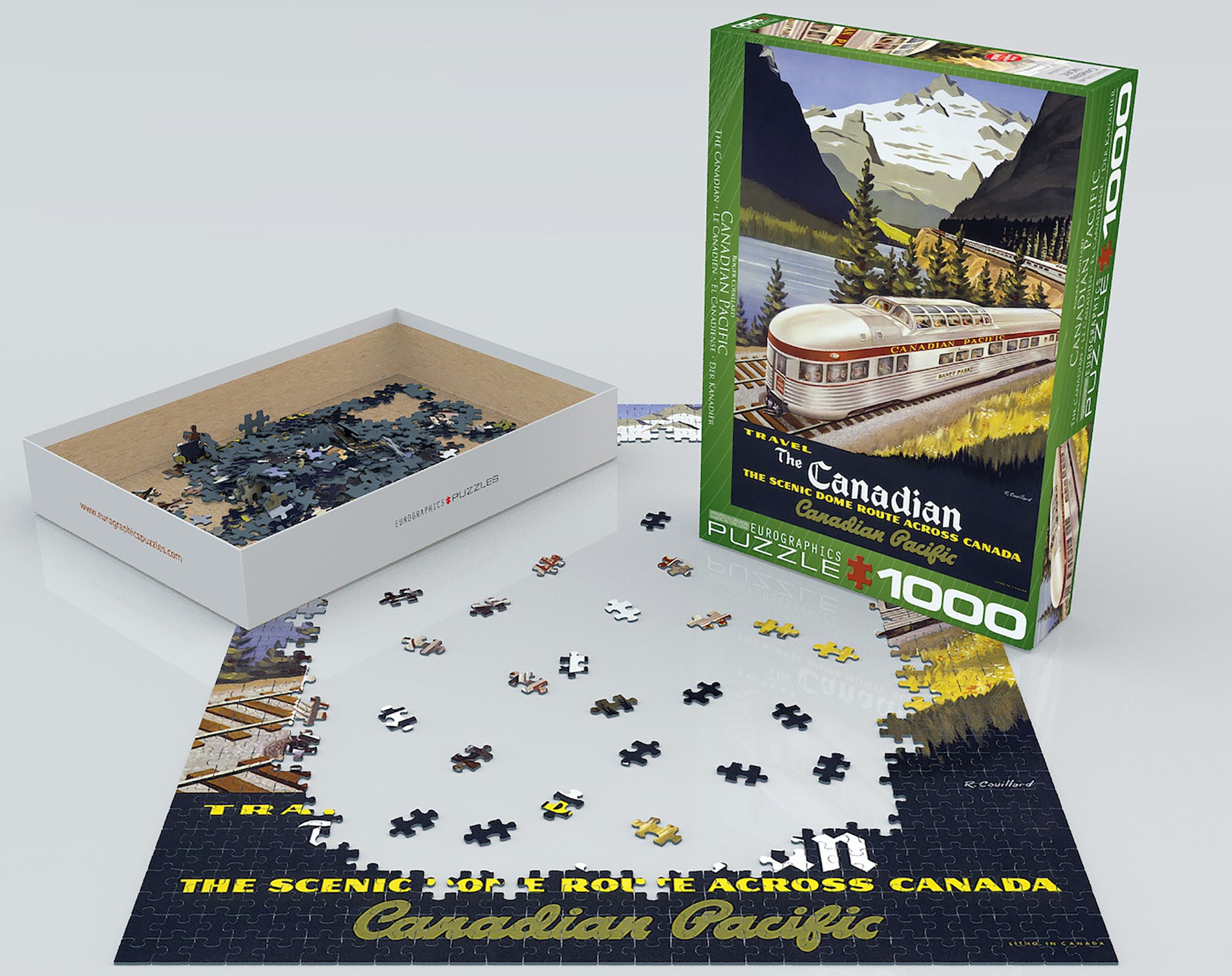 The Canadian Canadian Pacific Rail 1000 Piece Puzzle - Online Only