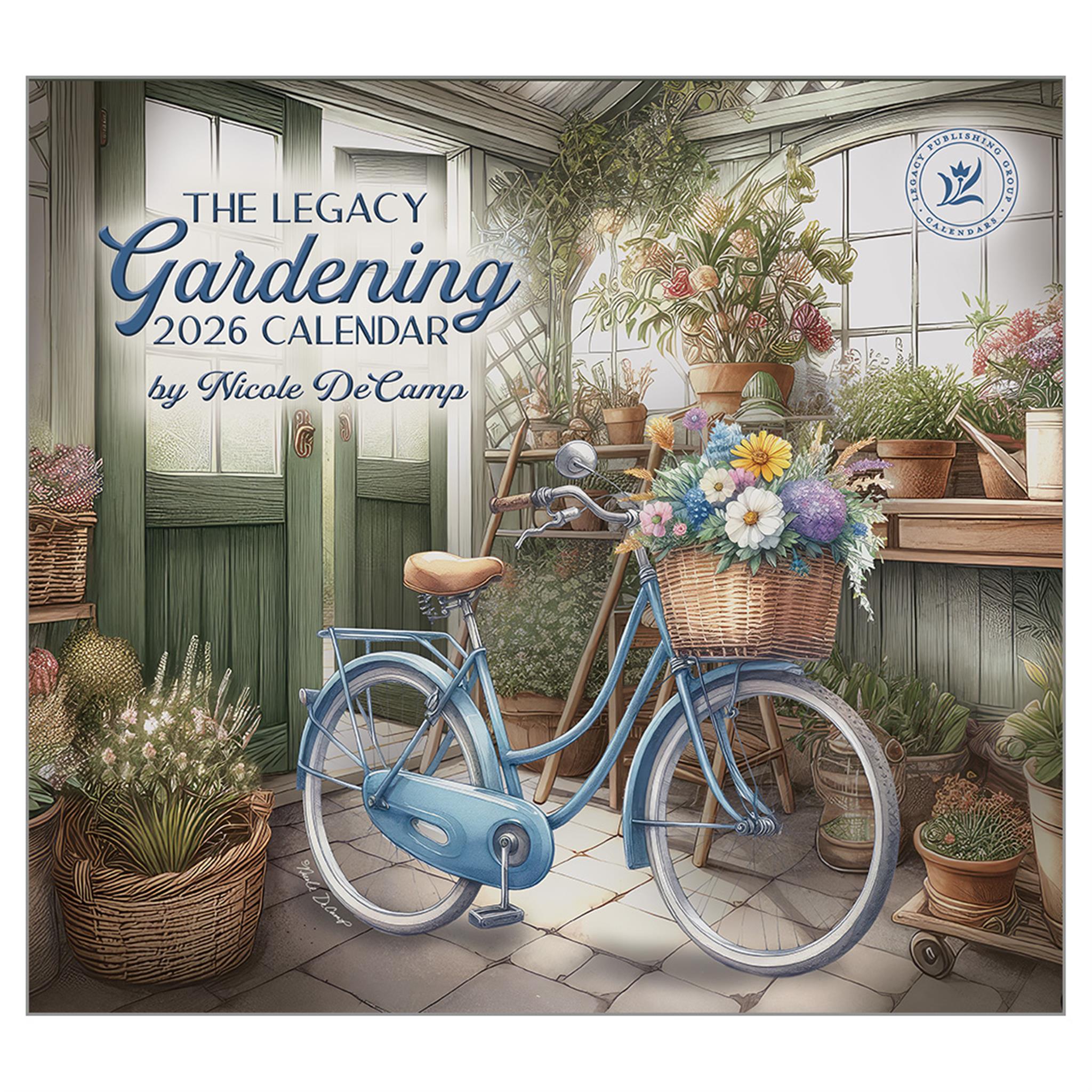 Calendrier mural de luxe Jardinage 2026