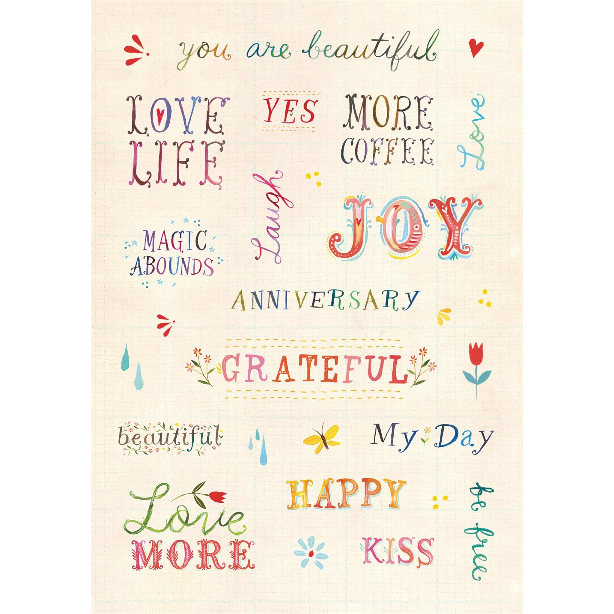 Pack d'autocollants Katie Daisy