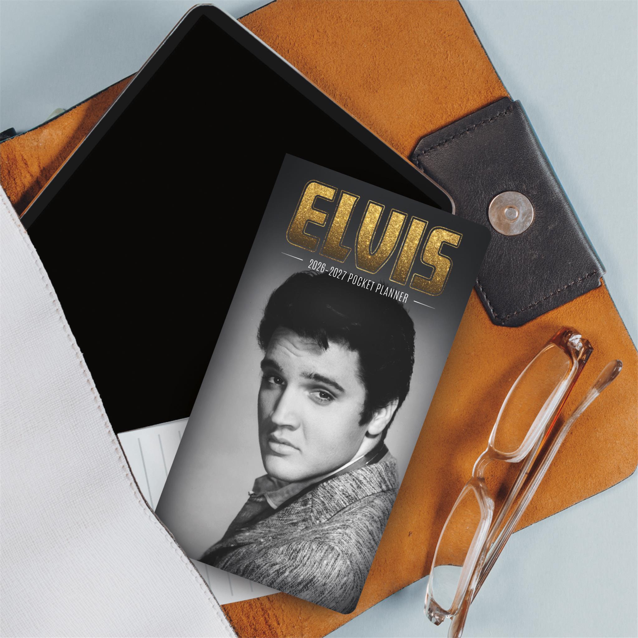 Elvis Presley 2026 2 Yr Pocket Planner Calendar - Online Only