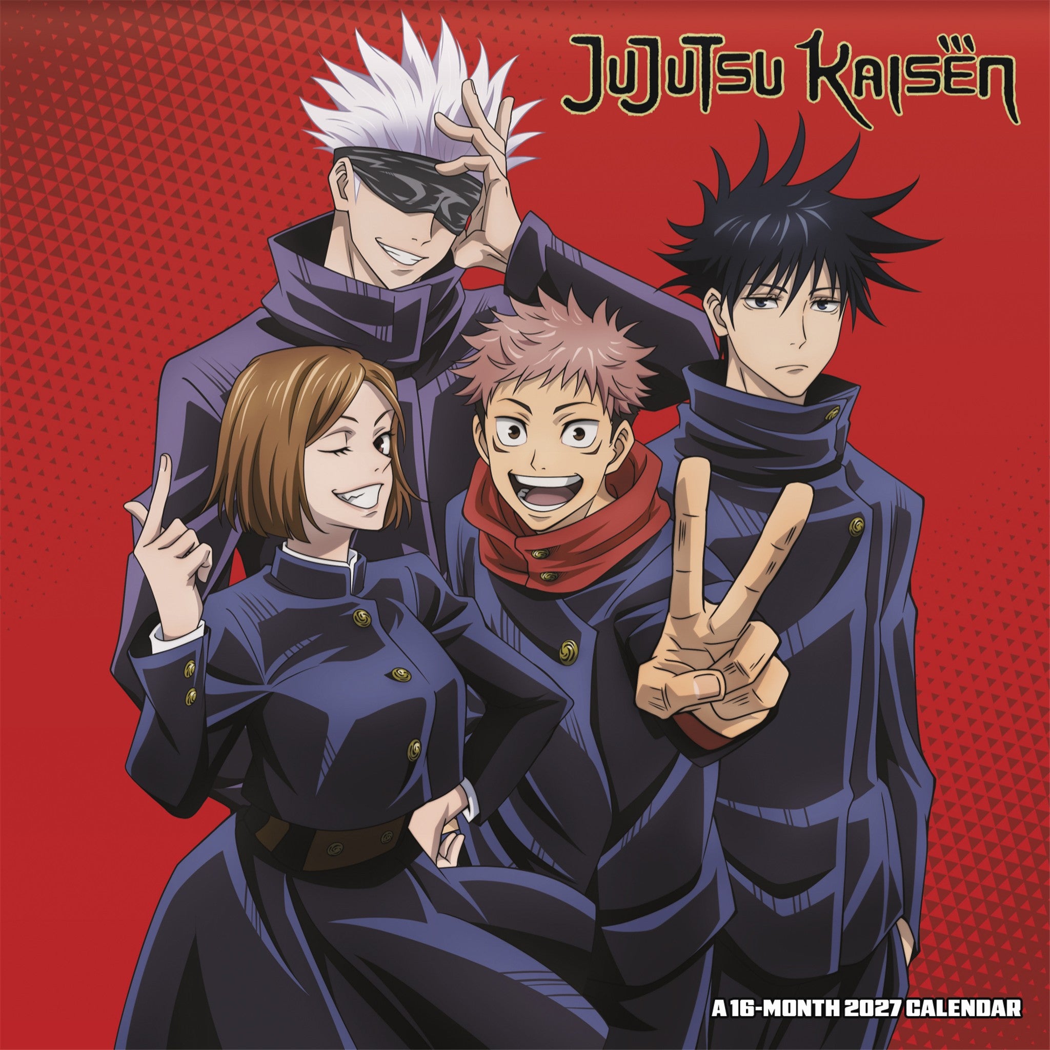 Calendrier mural Jujutsu Kaisen 2027 - Disponible en ligne uniquement