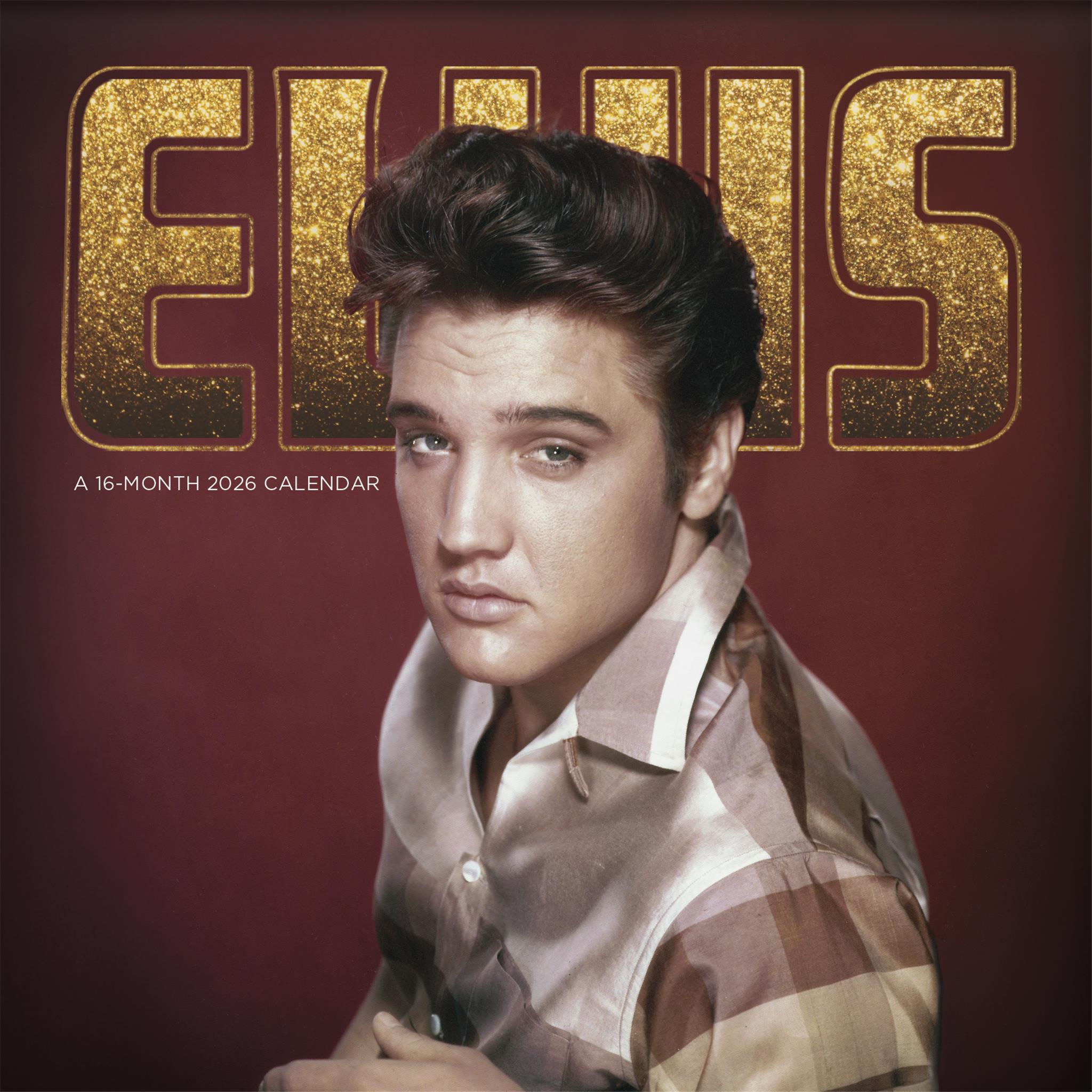 Mini calendrier Elvis Presley 2026
