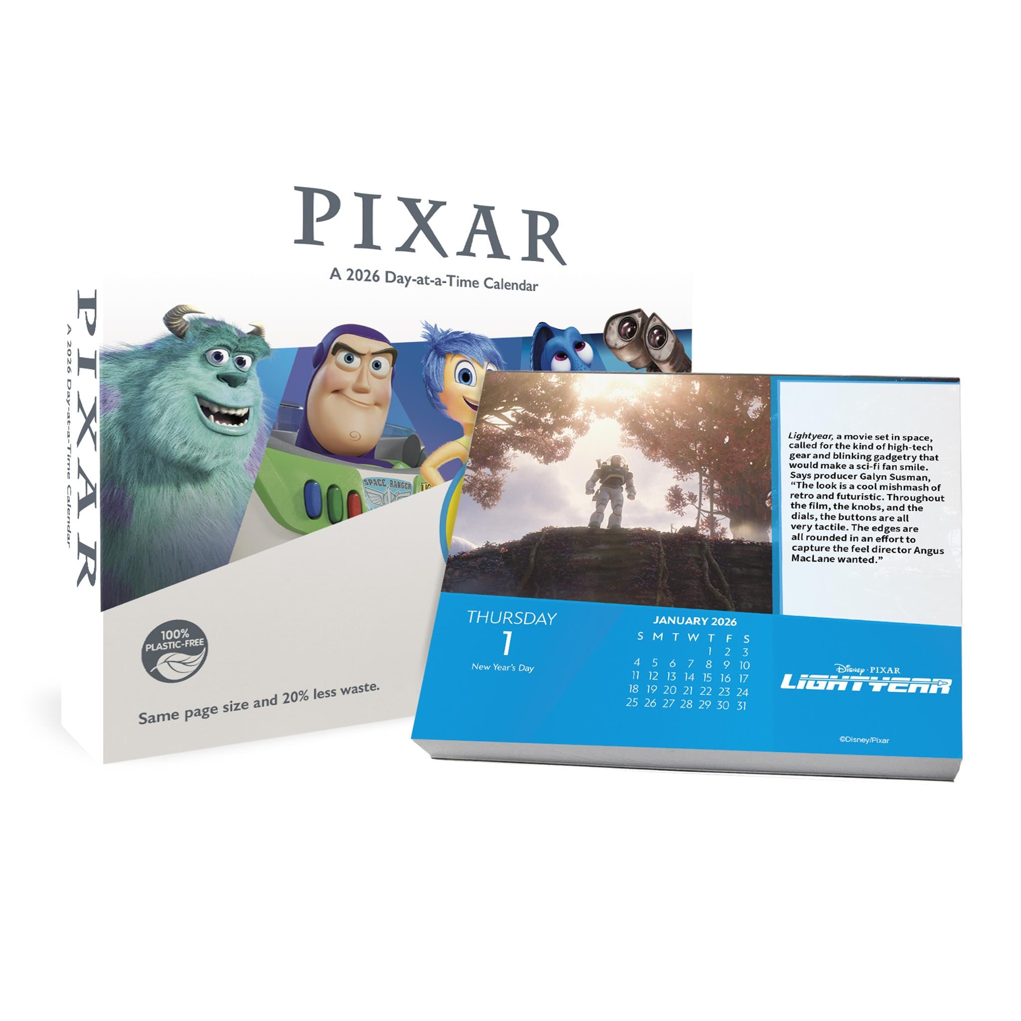 Calendrier Disney Pixar 2026 en boîte - Disponible uniquement en ligne