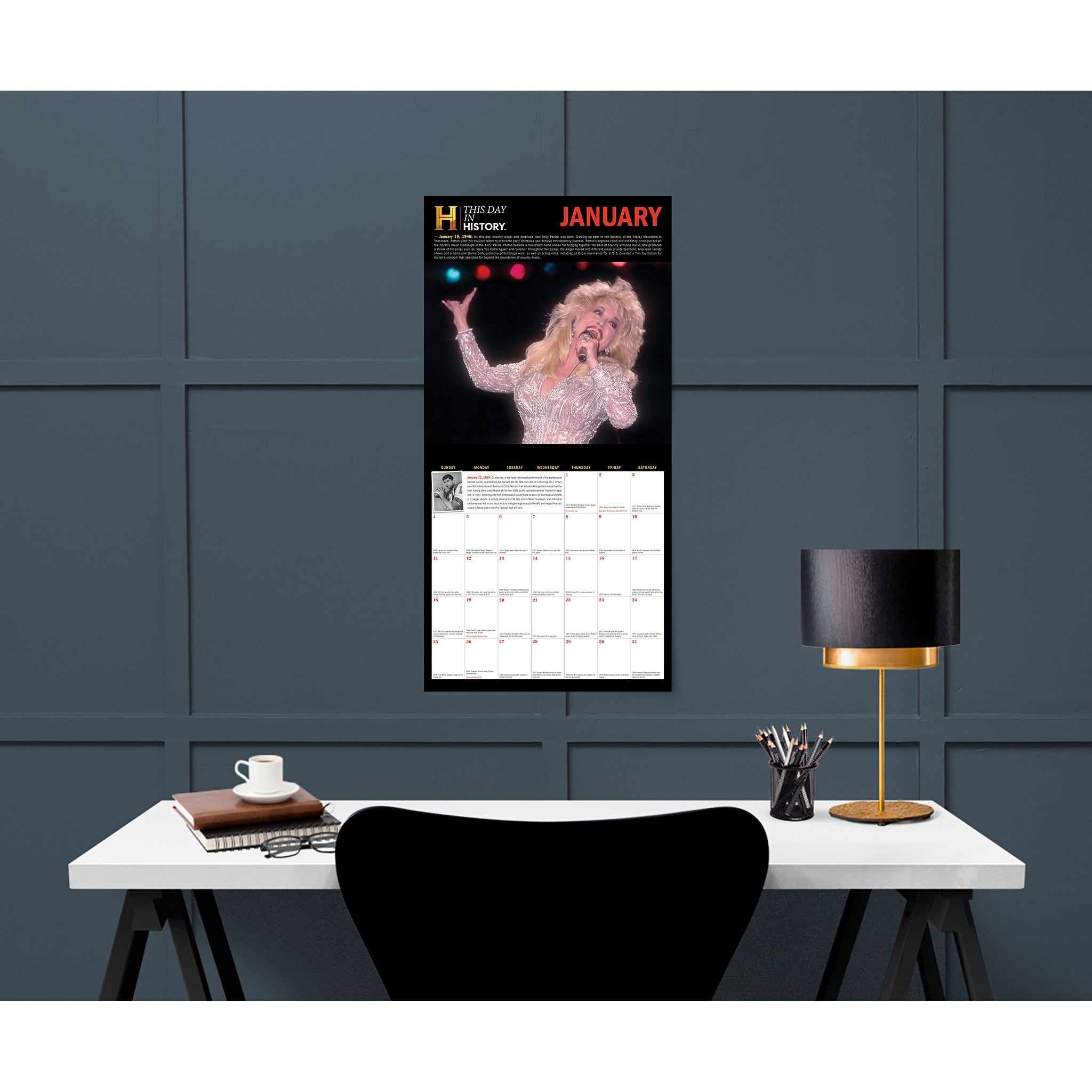 History Channel This Day in History 2027 Wall Calendar