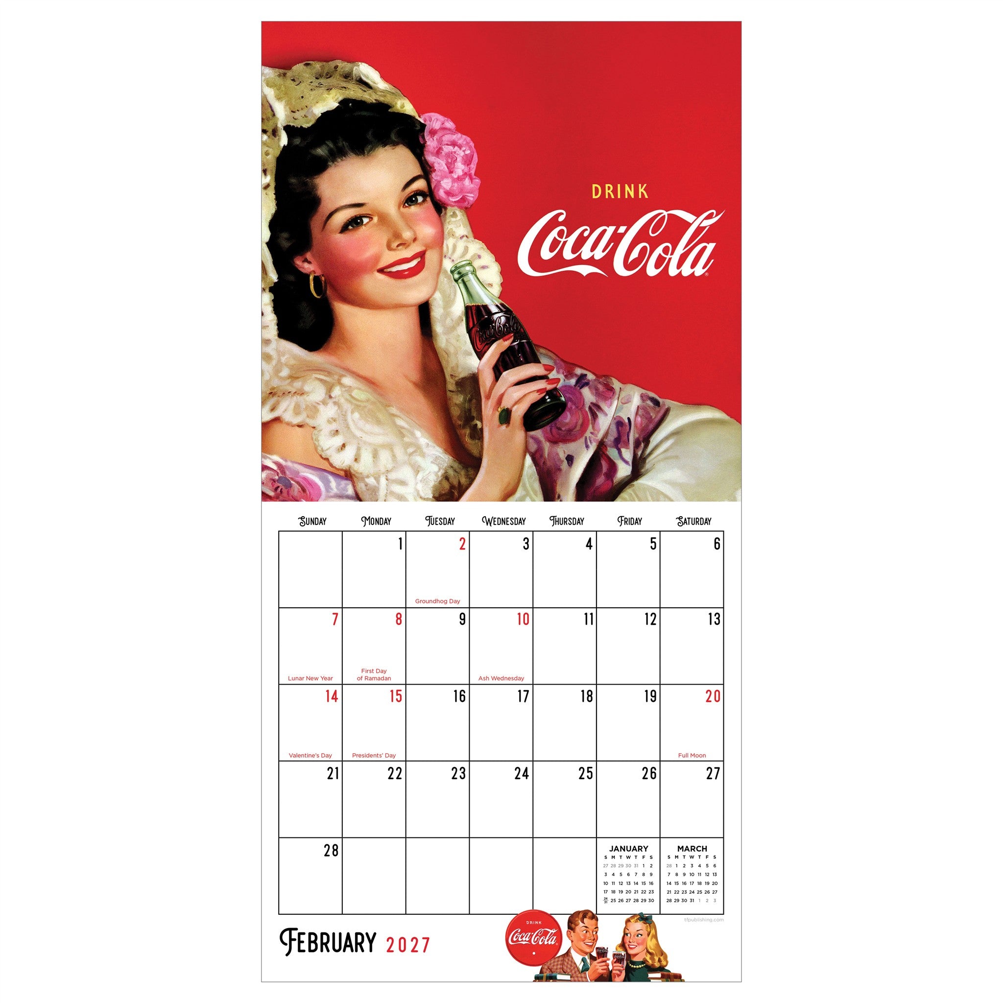 Coca-Cola 2027 Mini Calendar