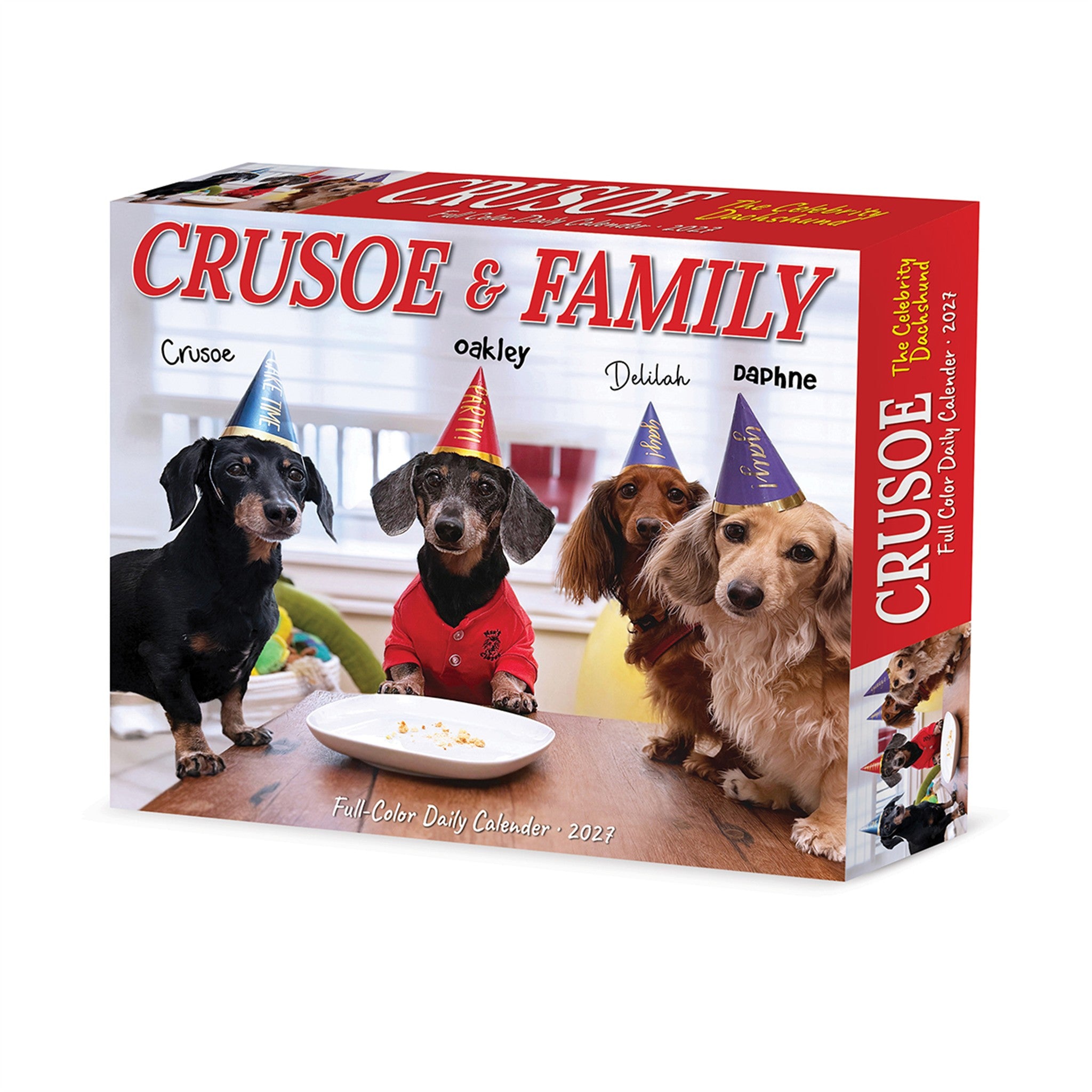 Crusoe the Celebrity Dachshund 2027 Box Calendar - Online Only