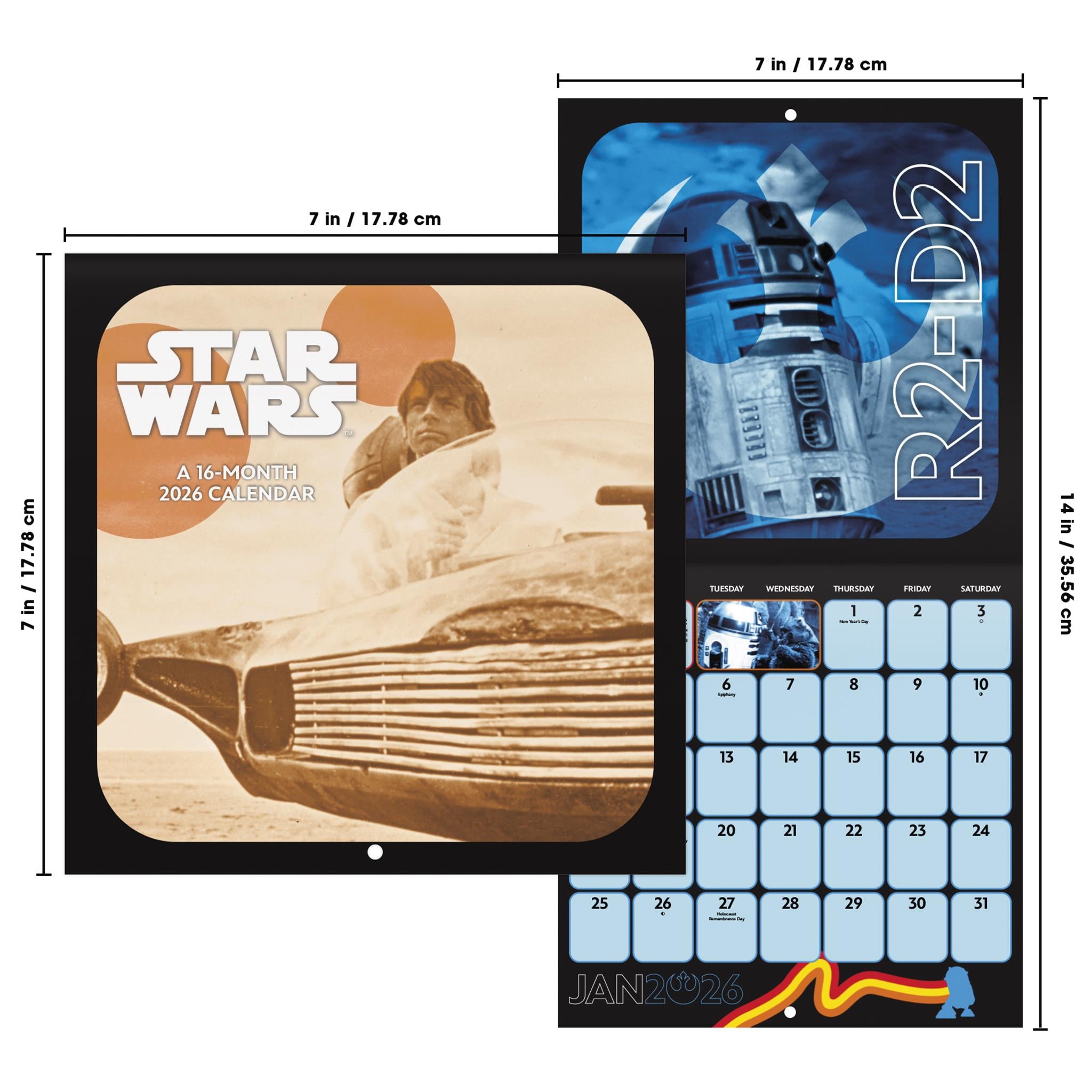 Star Wars 2026 Mini Calendar