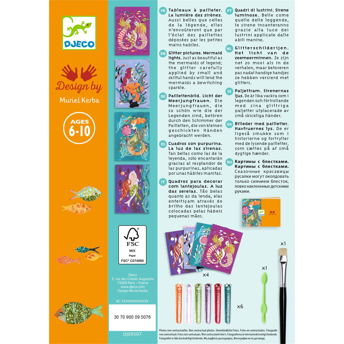 Mermaids Glitter Boards