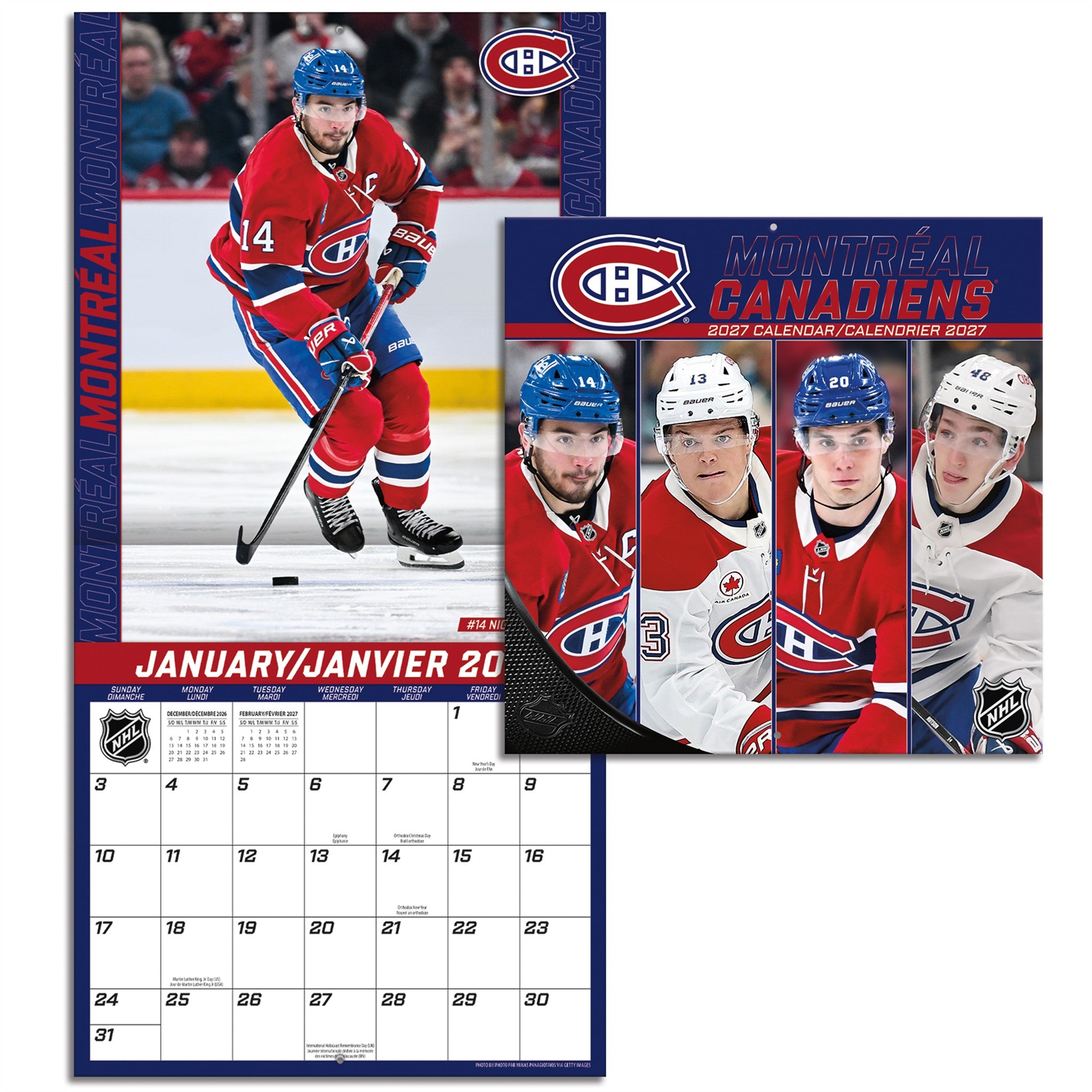 NHL Montreal Canadiens 2027 Mini Calendar