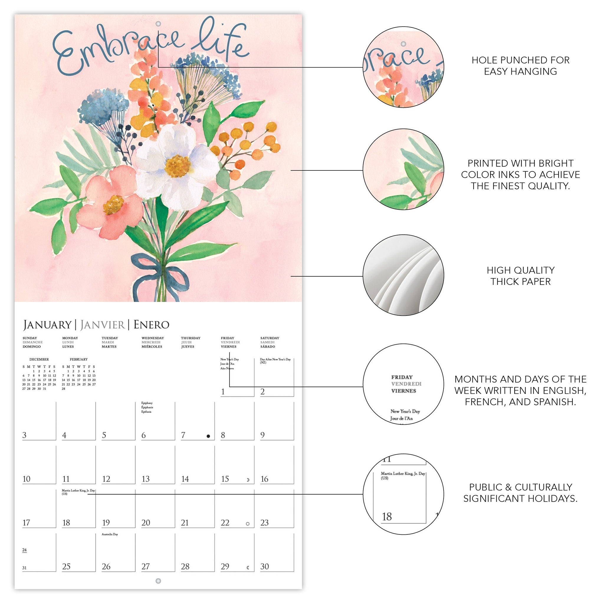 Live Love Laugh 2027 Mini Calendar