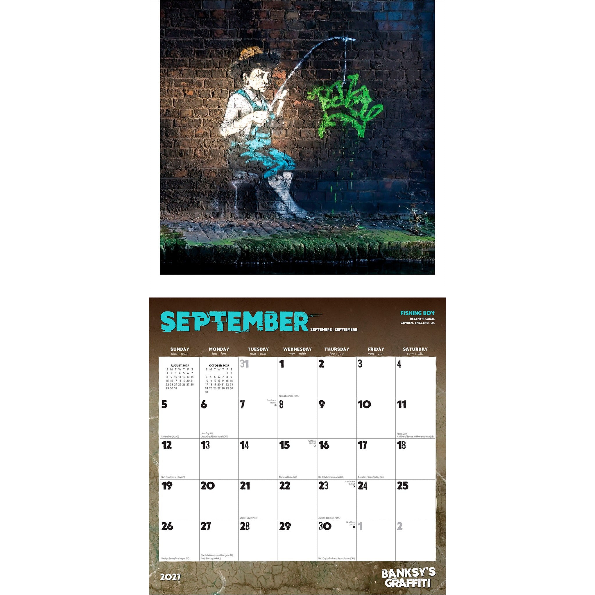Banksy's Graffiti 2027 Wall Calendar