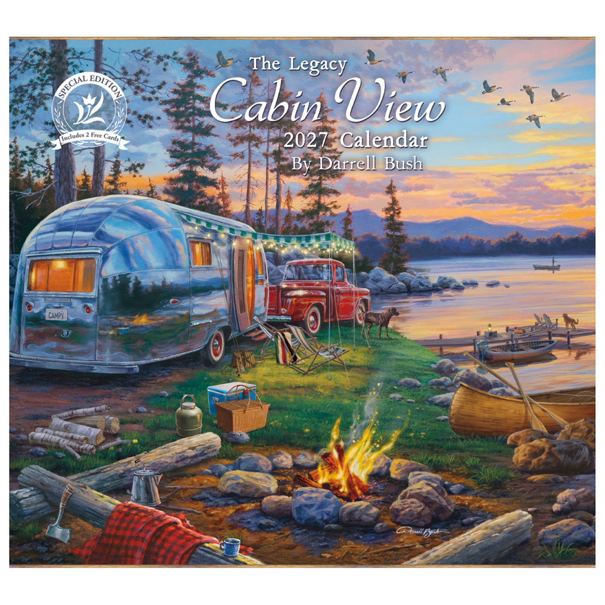 Cabin View Special Edition 2027 Wall Calendar