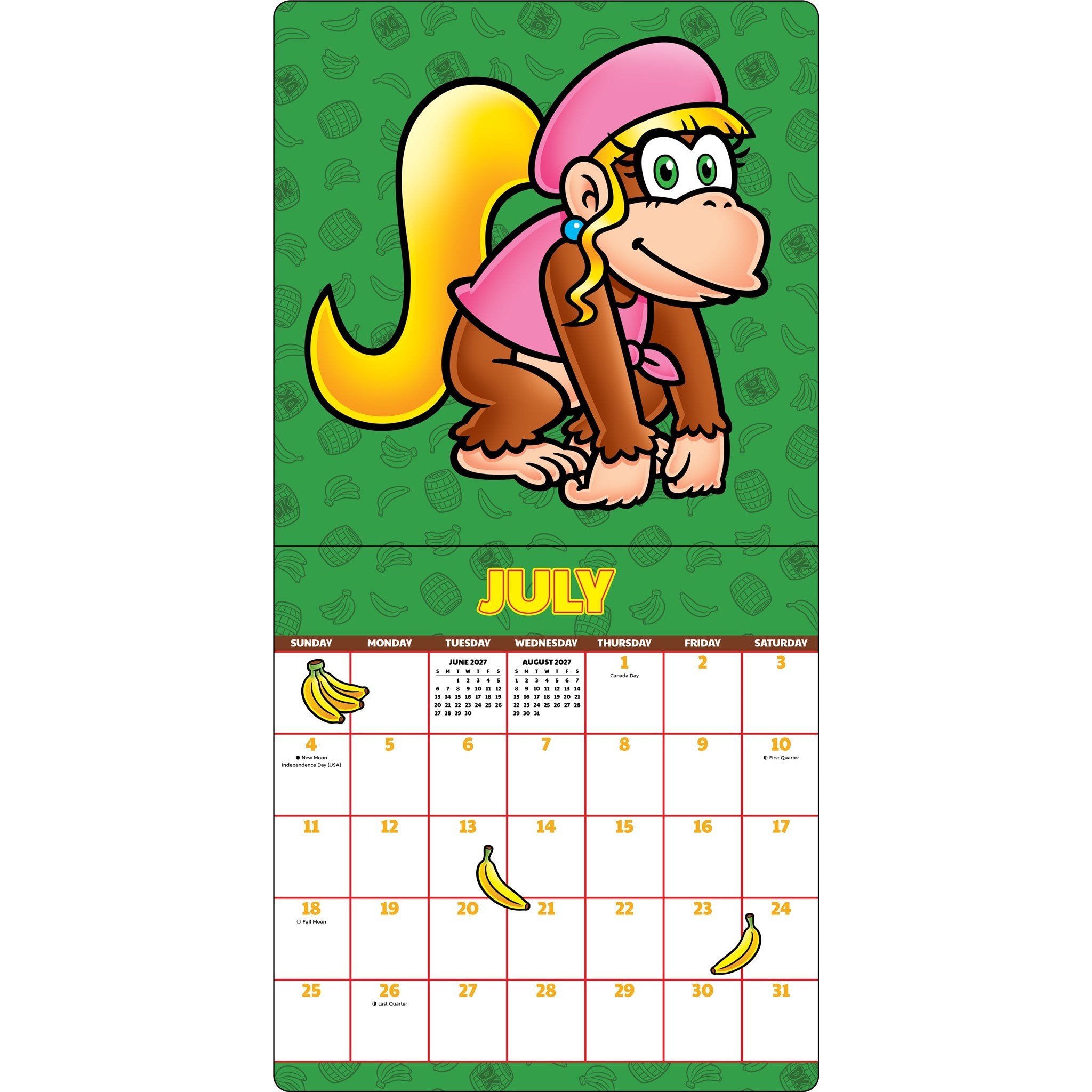 Donkey Kong 2027 Wall Calendar - Online Only