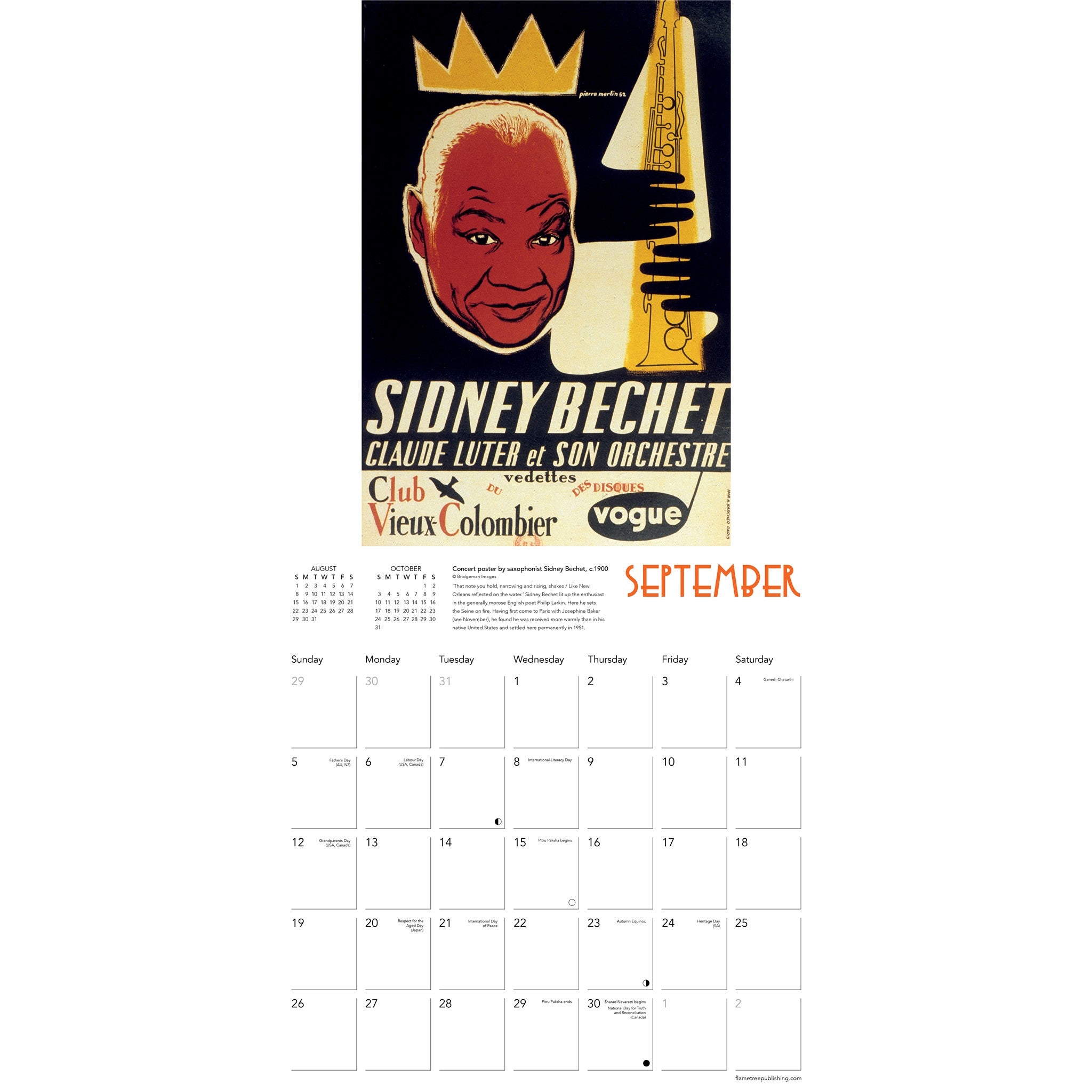 The Jazz Age 2027 Wall Calendar