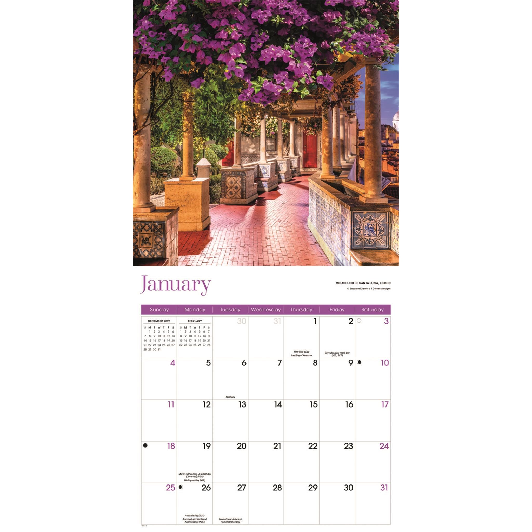 Portugal 2026 Wall Calendar