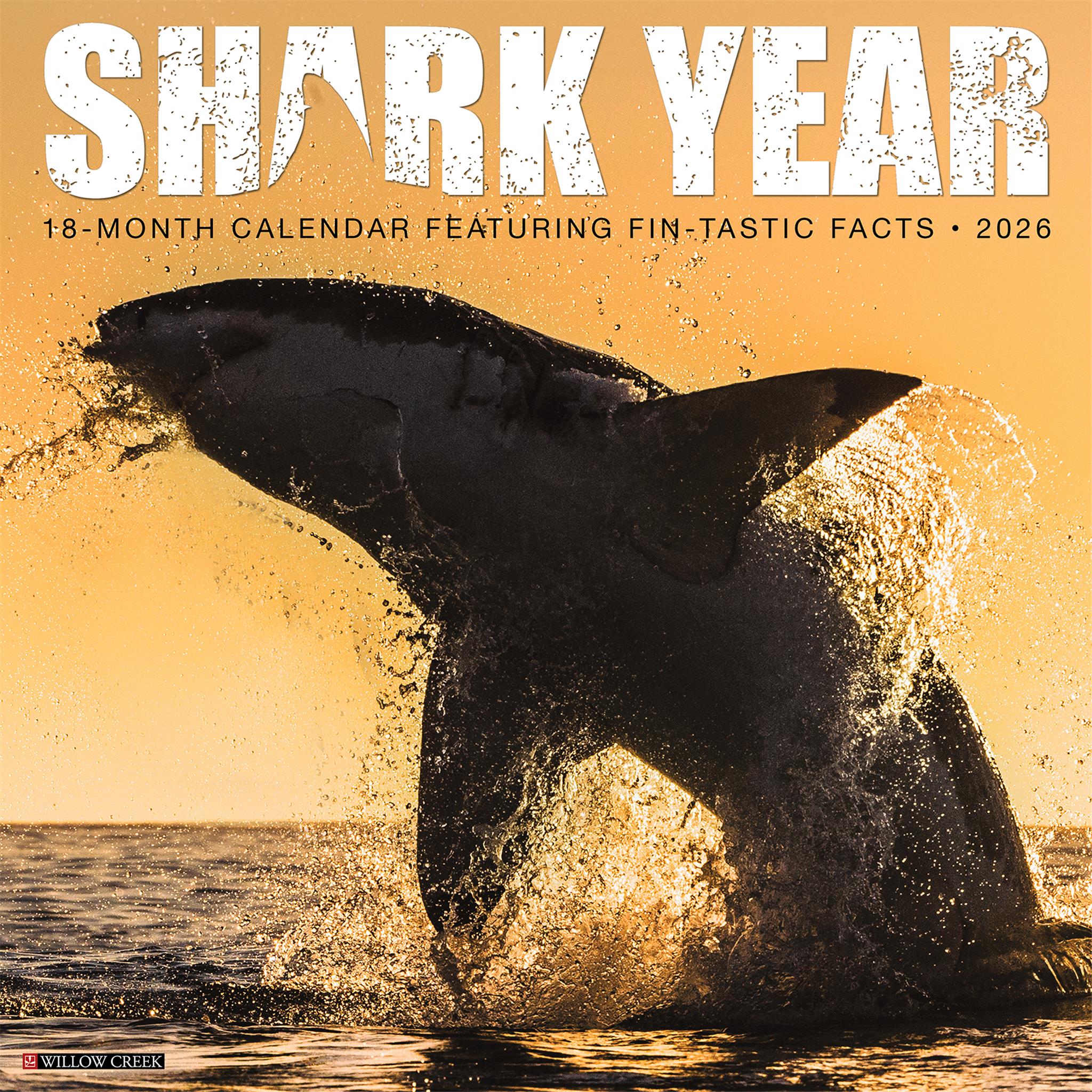 Calendrier mural de l'année du Requin 2026